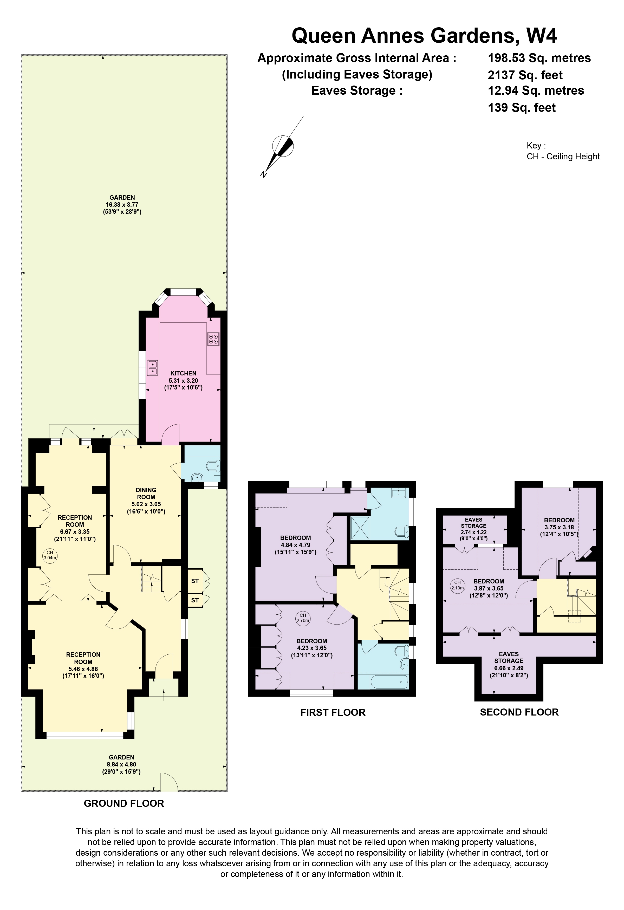 4a, Queen Anne's Gardens, London floorplan