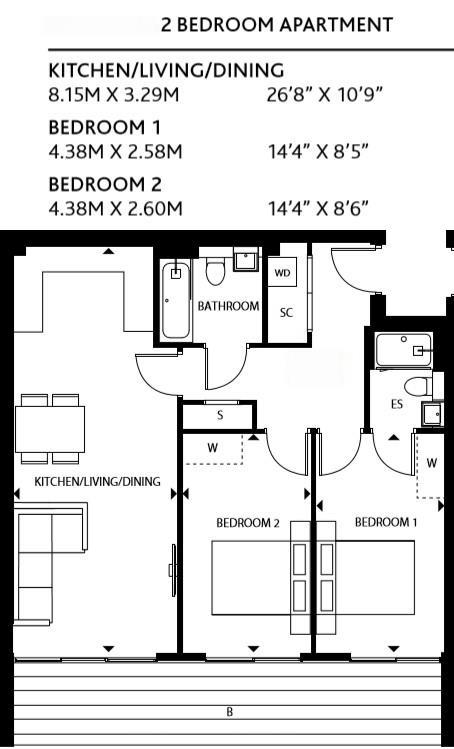 Flat 29, Epsom House, 2 Fairfield Avenue, Staines-Upon-Thames floorplan