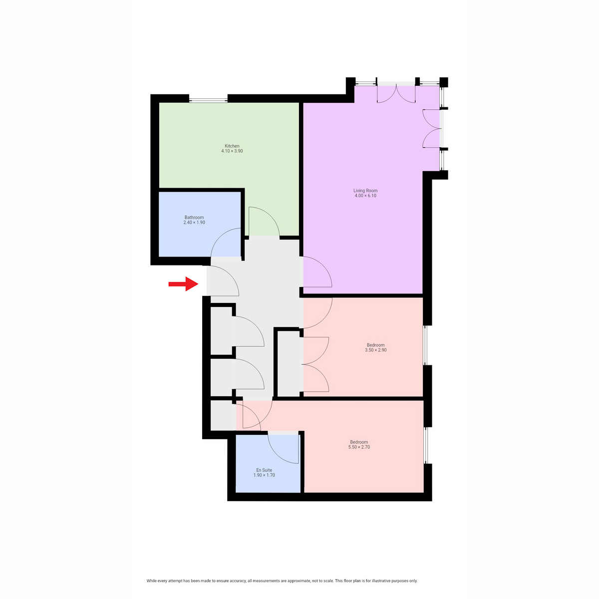 Flat 4, 3, Bankwood Drive, Kilsyth floorplan