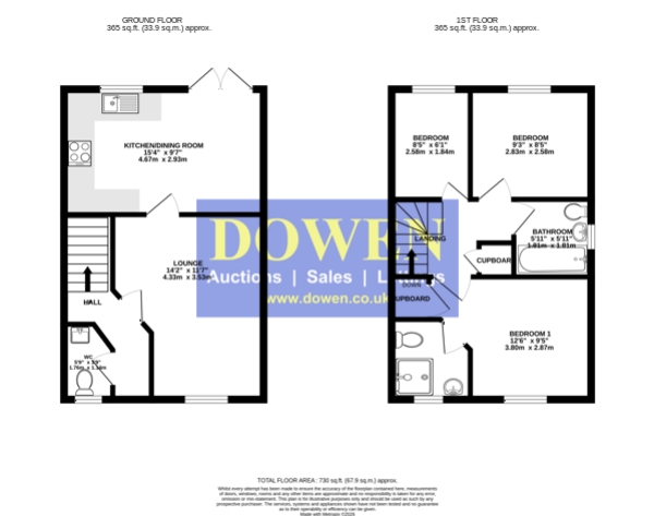69, Manor Drive, Durham floorplan