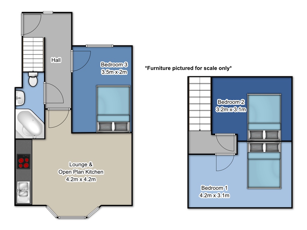 3 Bedrooms Flat to rent in Lewes Road, Brighton BN2