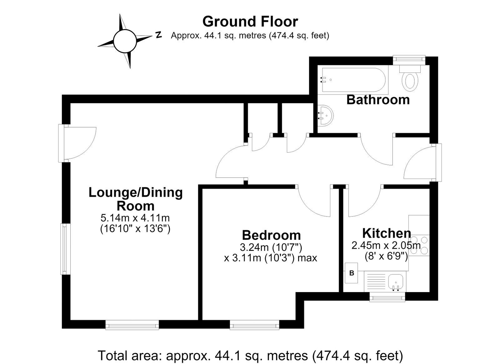 14, Typhoon Way, Brockworth floorplan