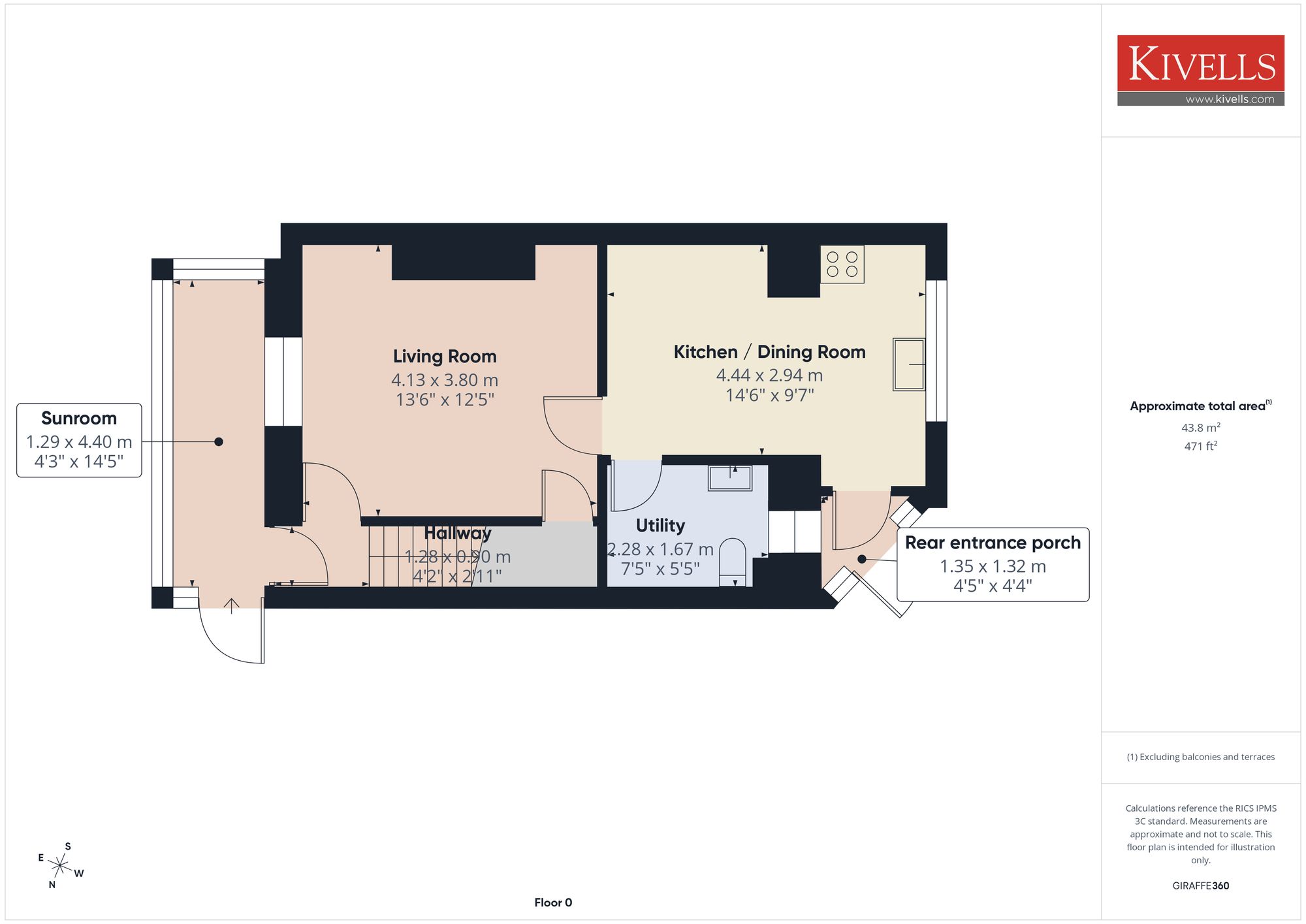 1 Shooting Park Cottages, Launceston floorplan