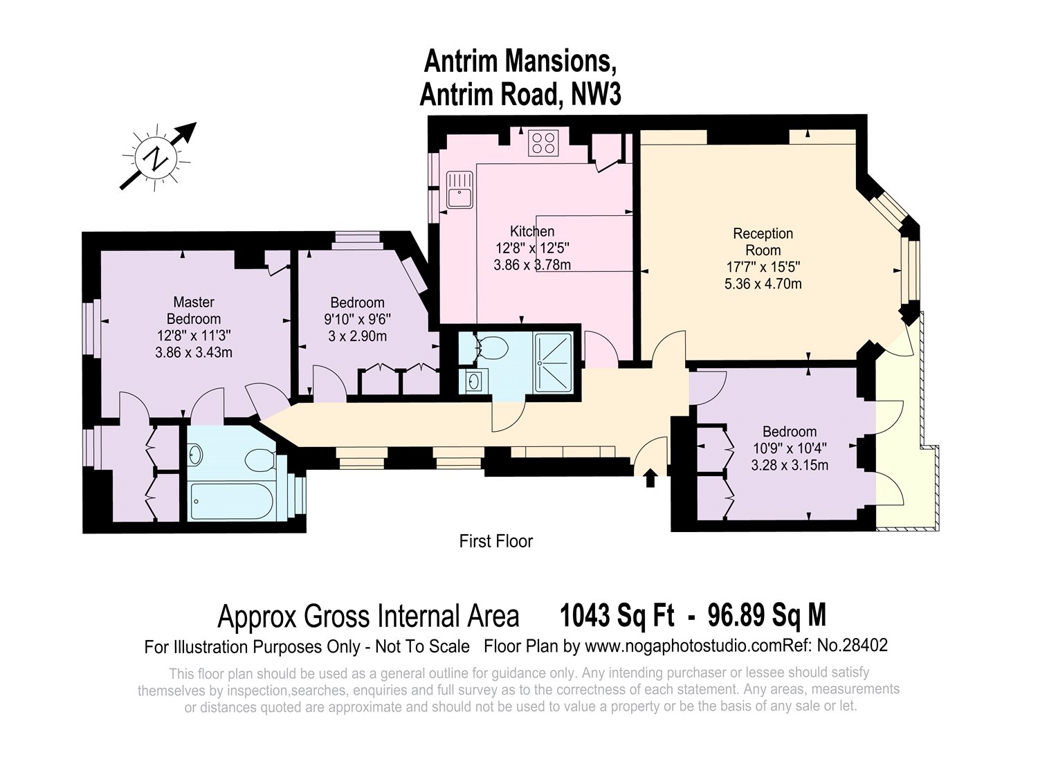 Antrim Road, London floorplan