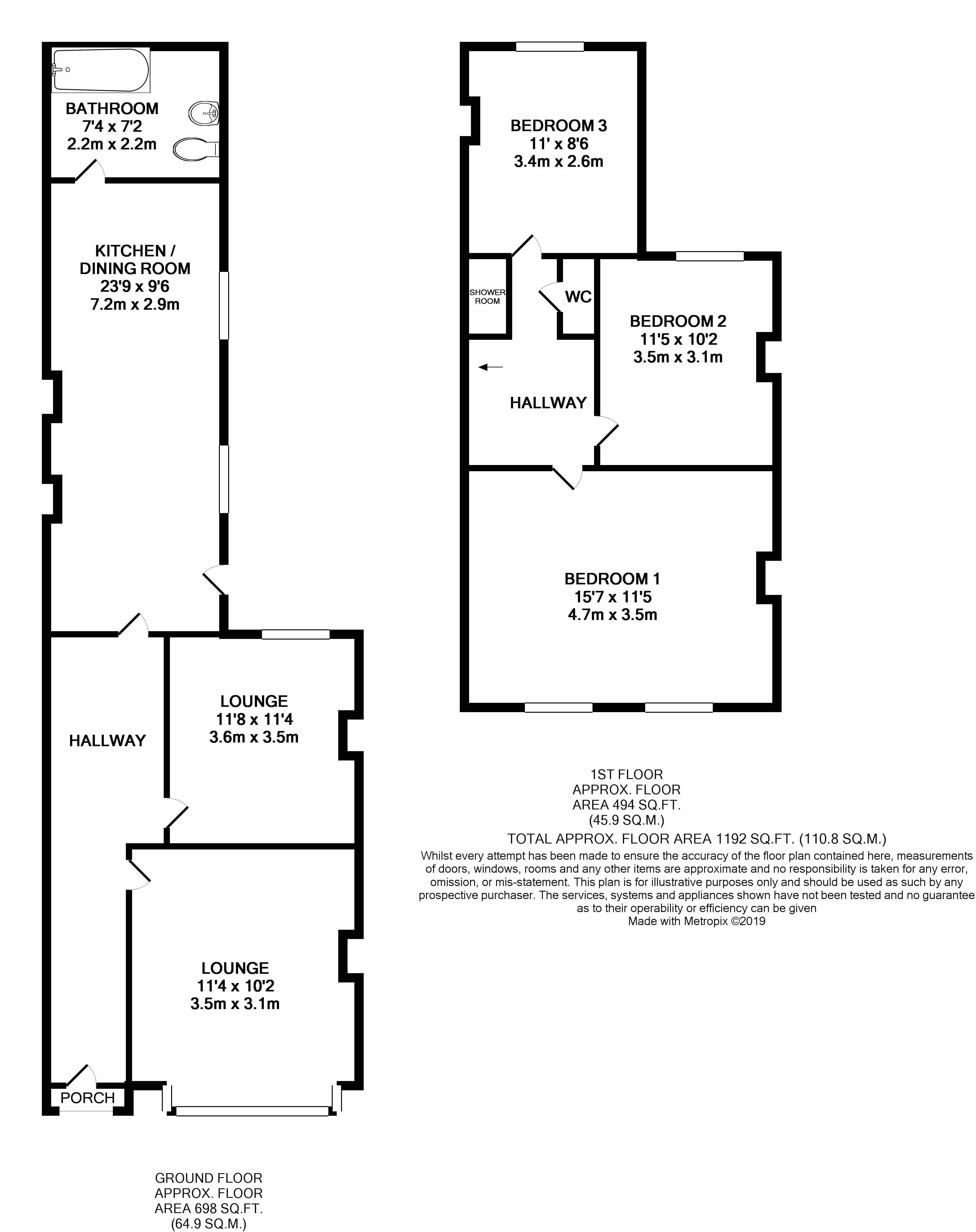 3 Bedrooms Semi-detached house to rent in Apsley Road, London SE25