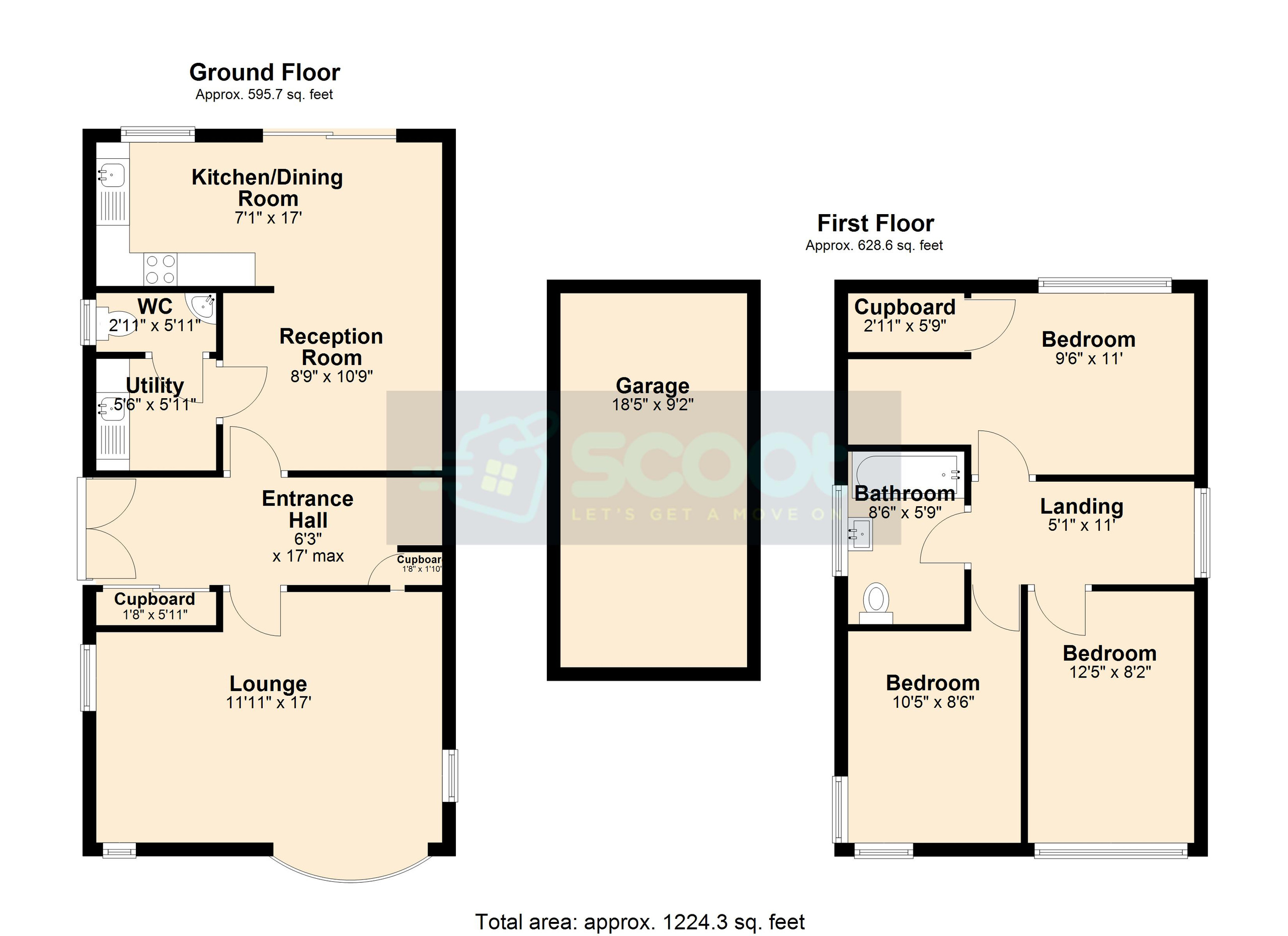 13 Kingsway, Goole floorplan