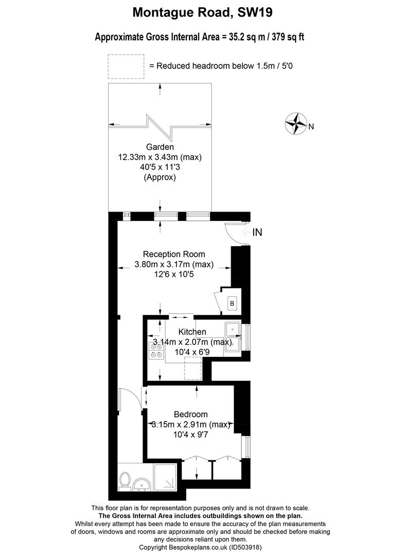 1 Bedrooms Flat for sale in Montague Road, London SW19