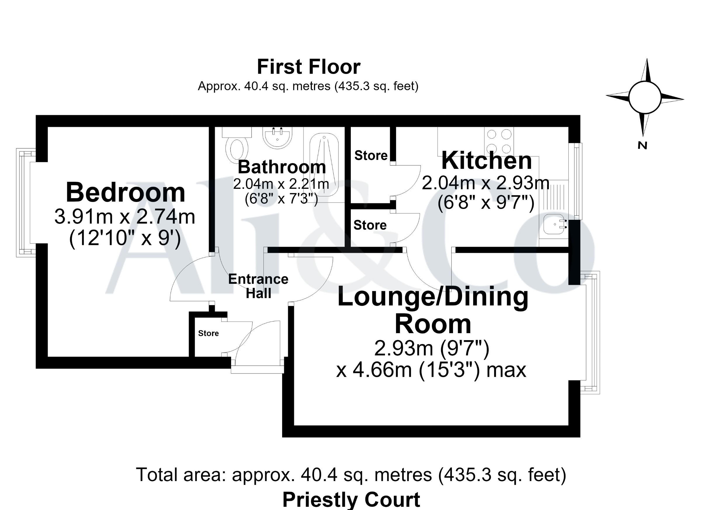 22 Priestley Court, Grays floorplan