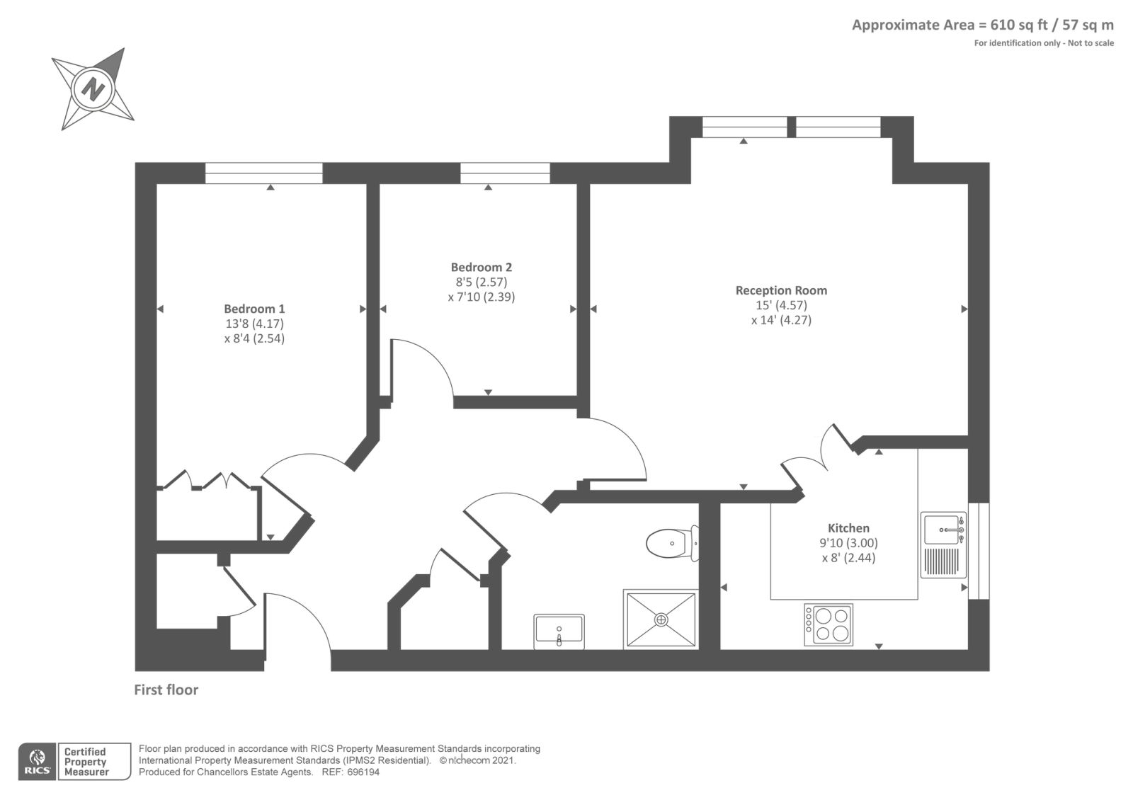 Flat 36 Elizabeth Court, Lower Kings Road, Kingston Upon Thames floorplan