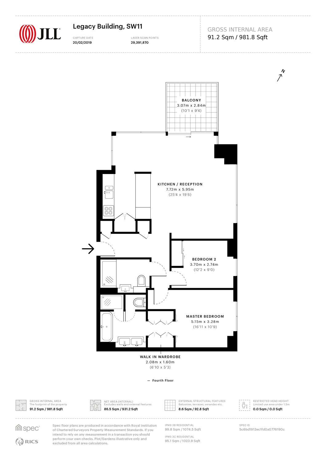 2 Bedrooms Flat to rent in Viaduct Gardens, London SW11