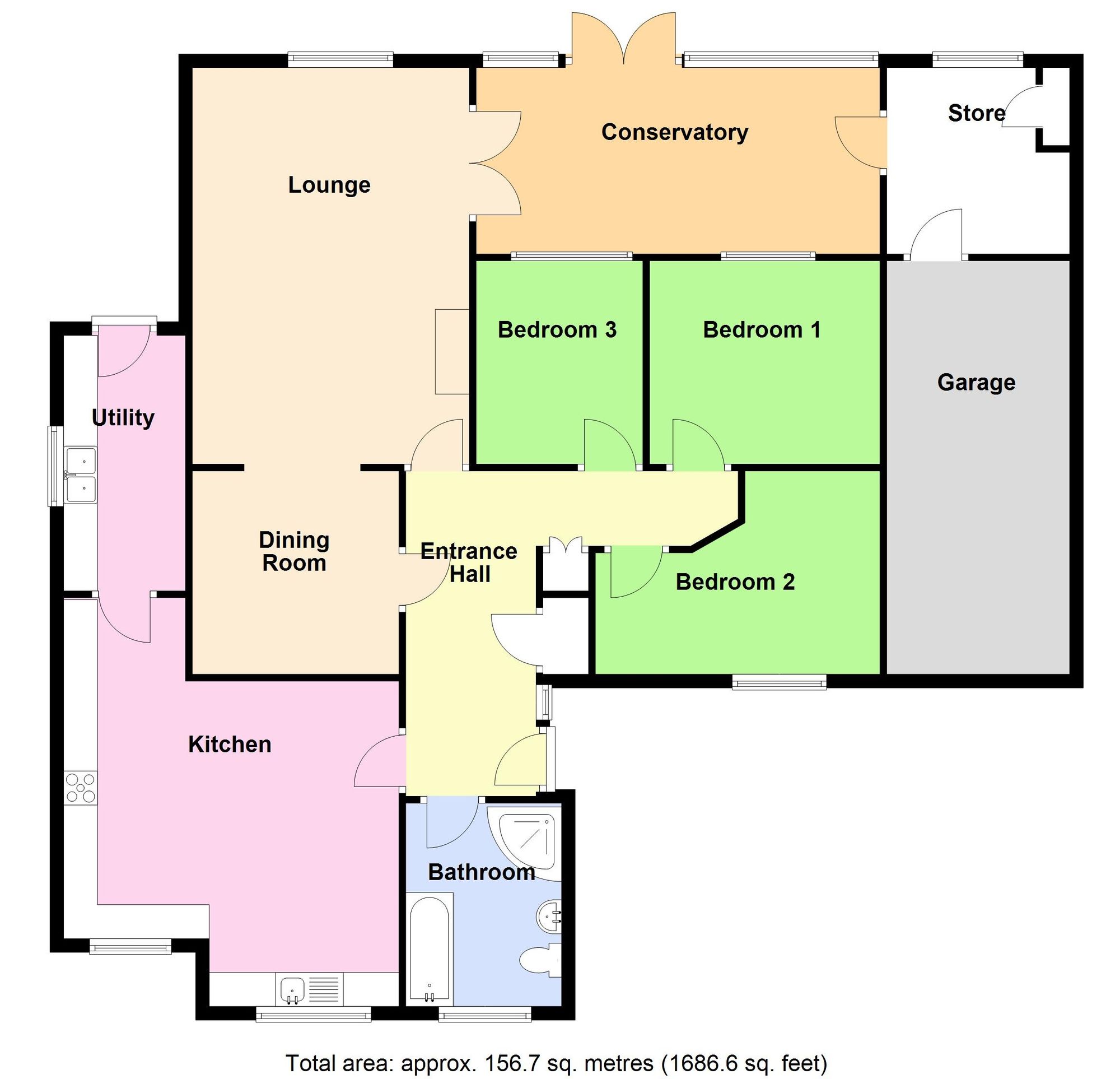 Sunny Dene High Street, Spilsby floorplan