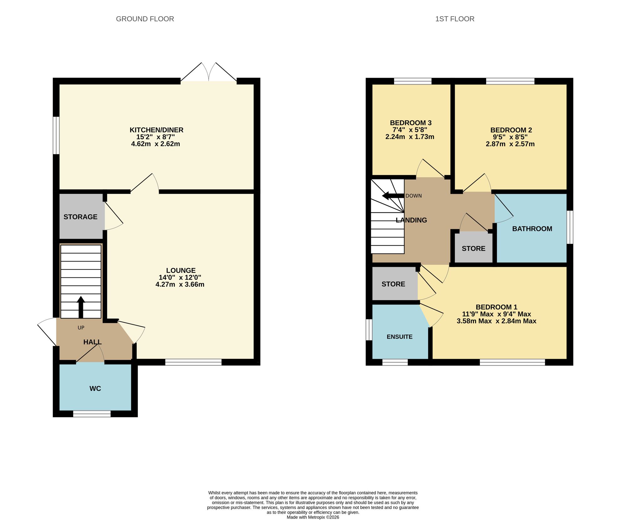 15 Great Copper Thorn, Fareham floorplan