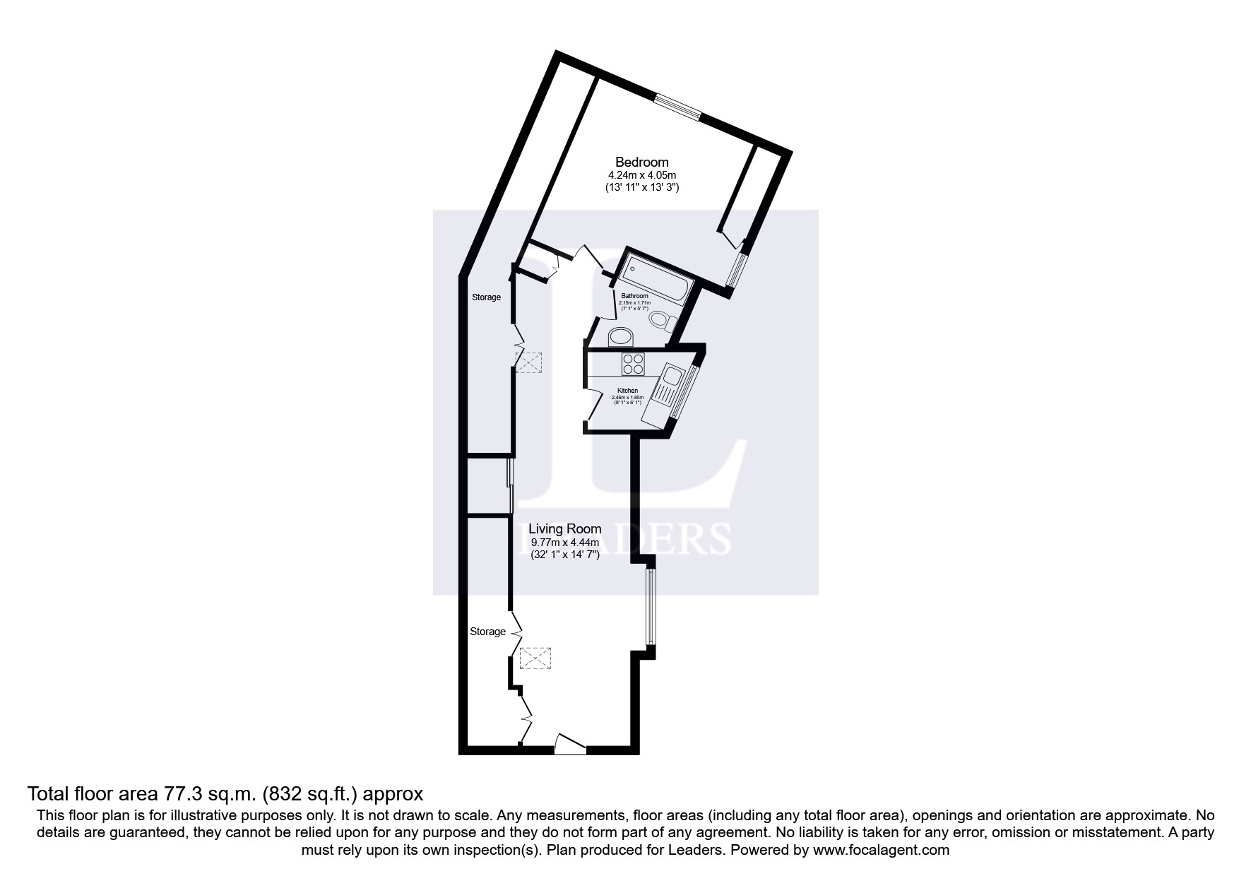 Flat 7, 22-30, North Street, North Street floorplan