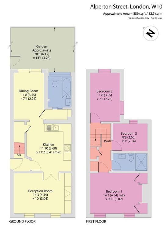16, Alperton Street, London floorplan