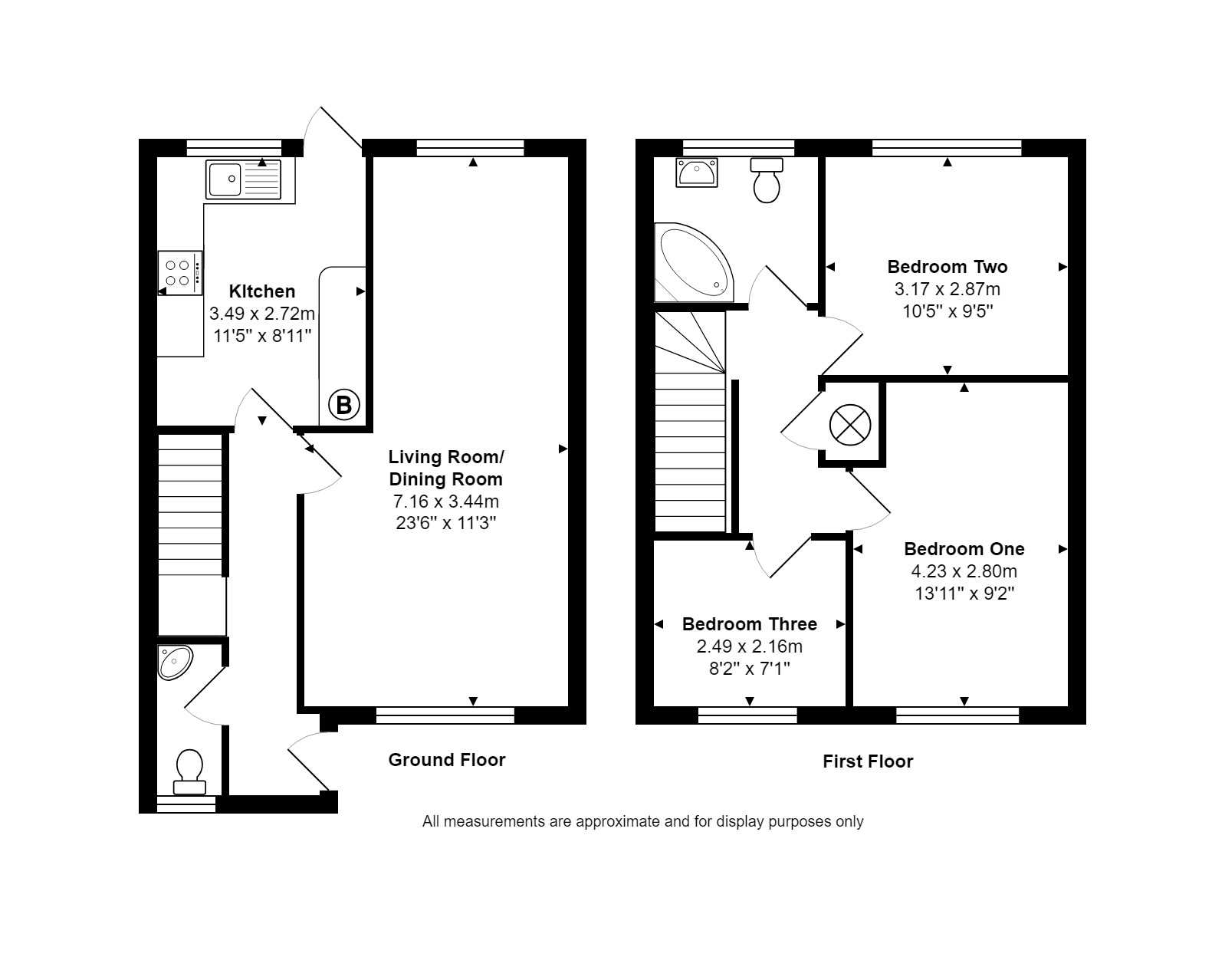 3 Bedrooms End terrace house for sale in Tavistock Road, Fleet GU51