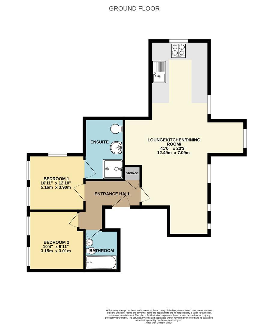 Apartment F, Knighton Hayes Manor, 6A, Ratcliffe Road, Leicester floorplan