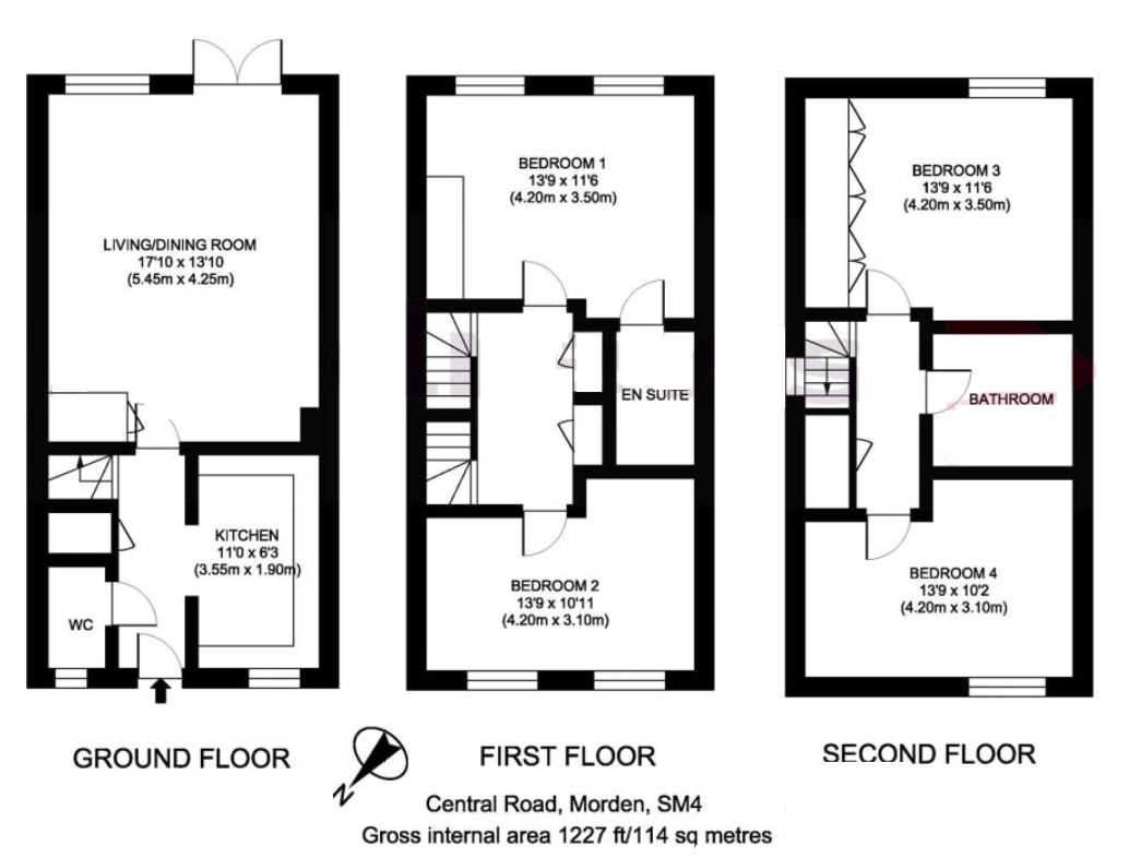 4 Bedrooms End terrace house for sale in Central Road, Morden SM4