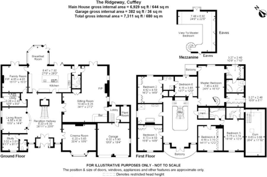 6 Bedrooms Detached house for sale in The Ridgeway, Cuffley, Potters Bar EN6