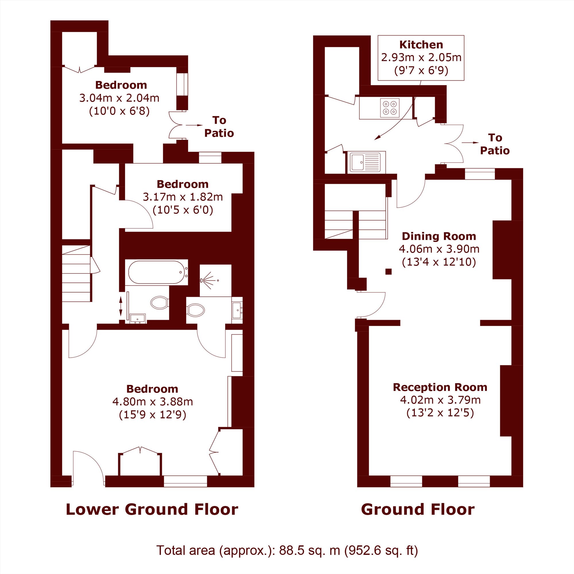 Bulstrode Street, London floorplan