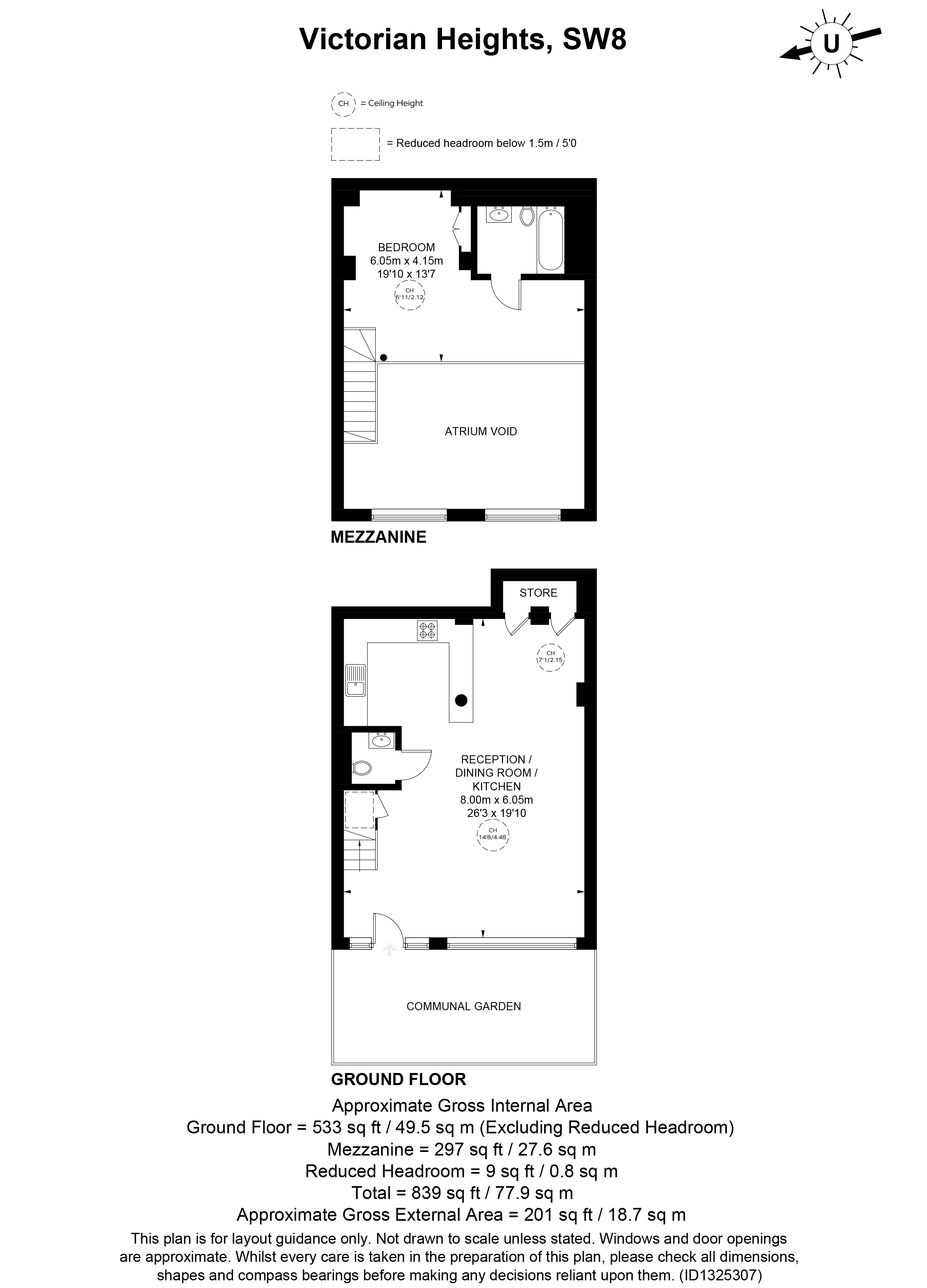 23, Thackeray Road, London floorplan