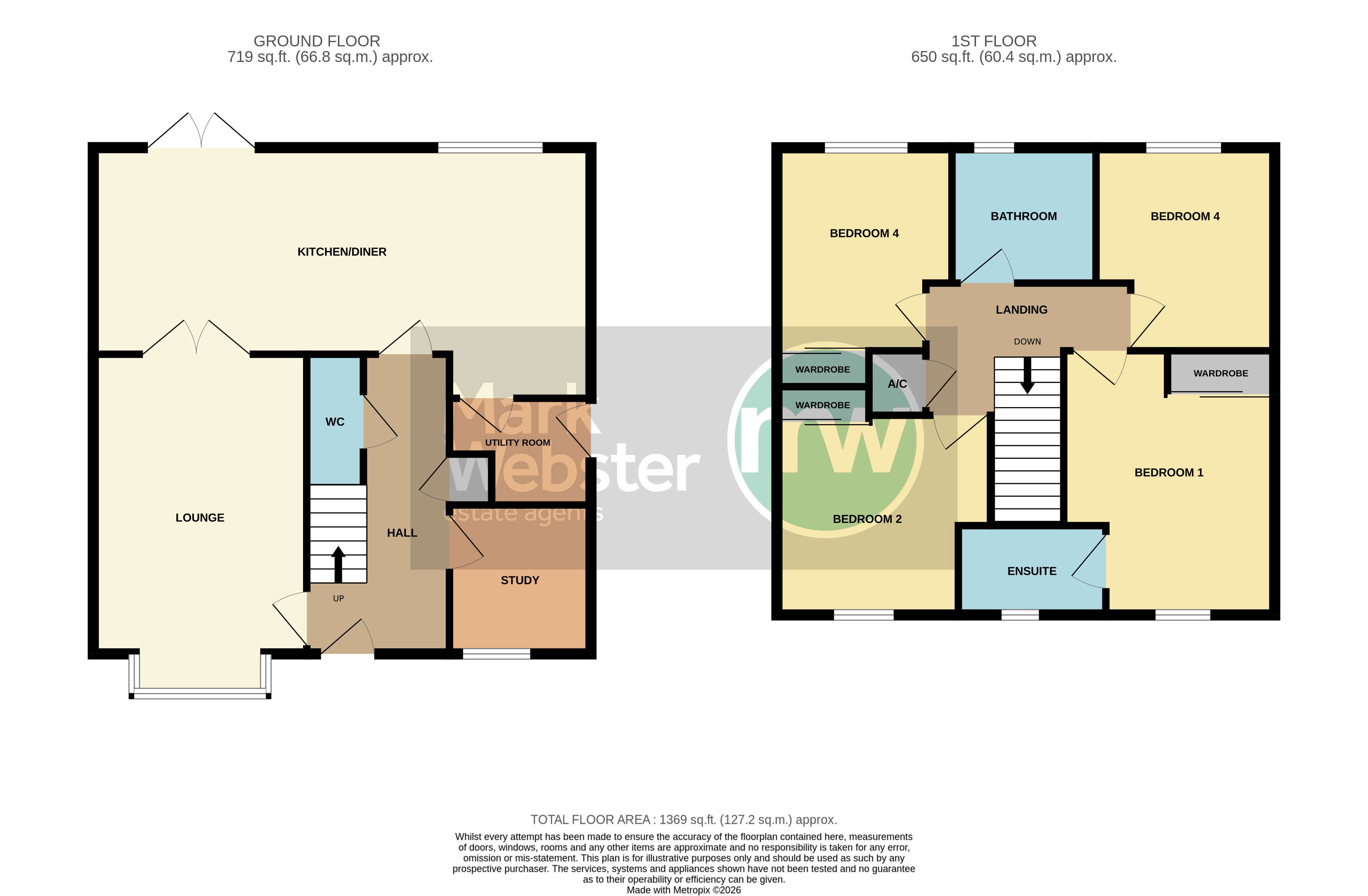 21, Fieldon Drive, Atherstone floorplan