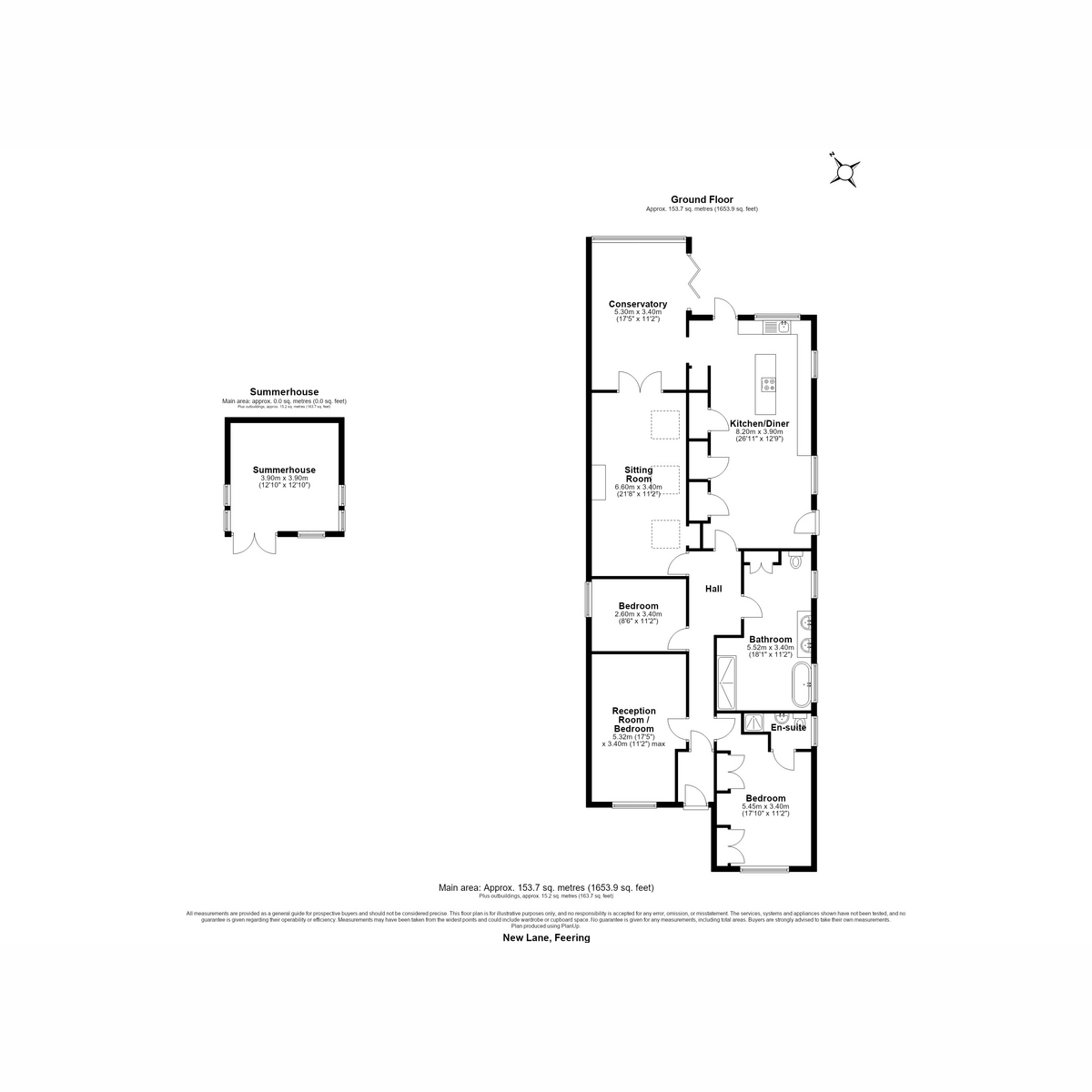7, New Lane, Colchester floorplan