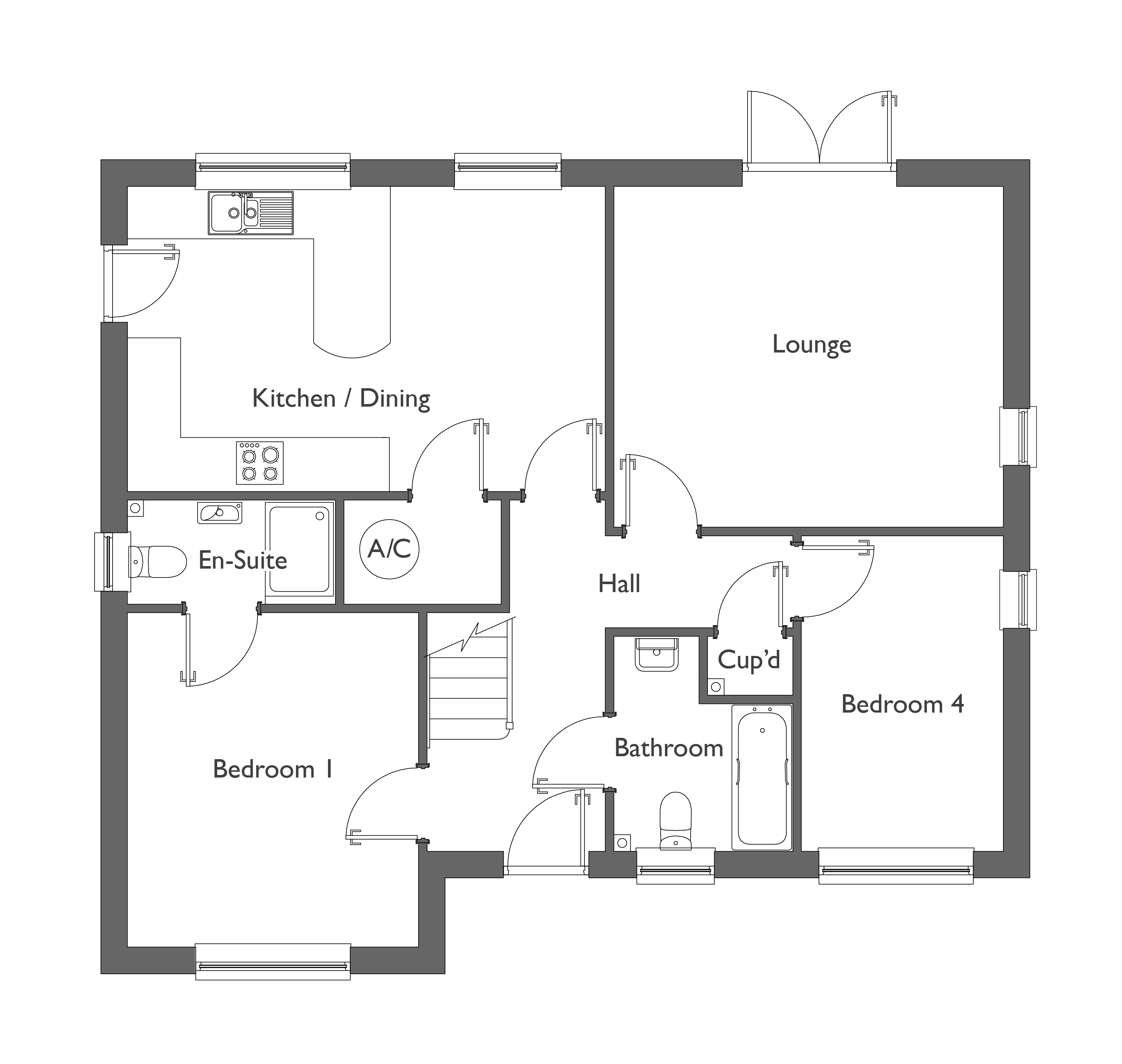 Plot 4 Orchard Meadow, off Scratby Road, Great Yarmouth floorplan