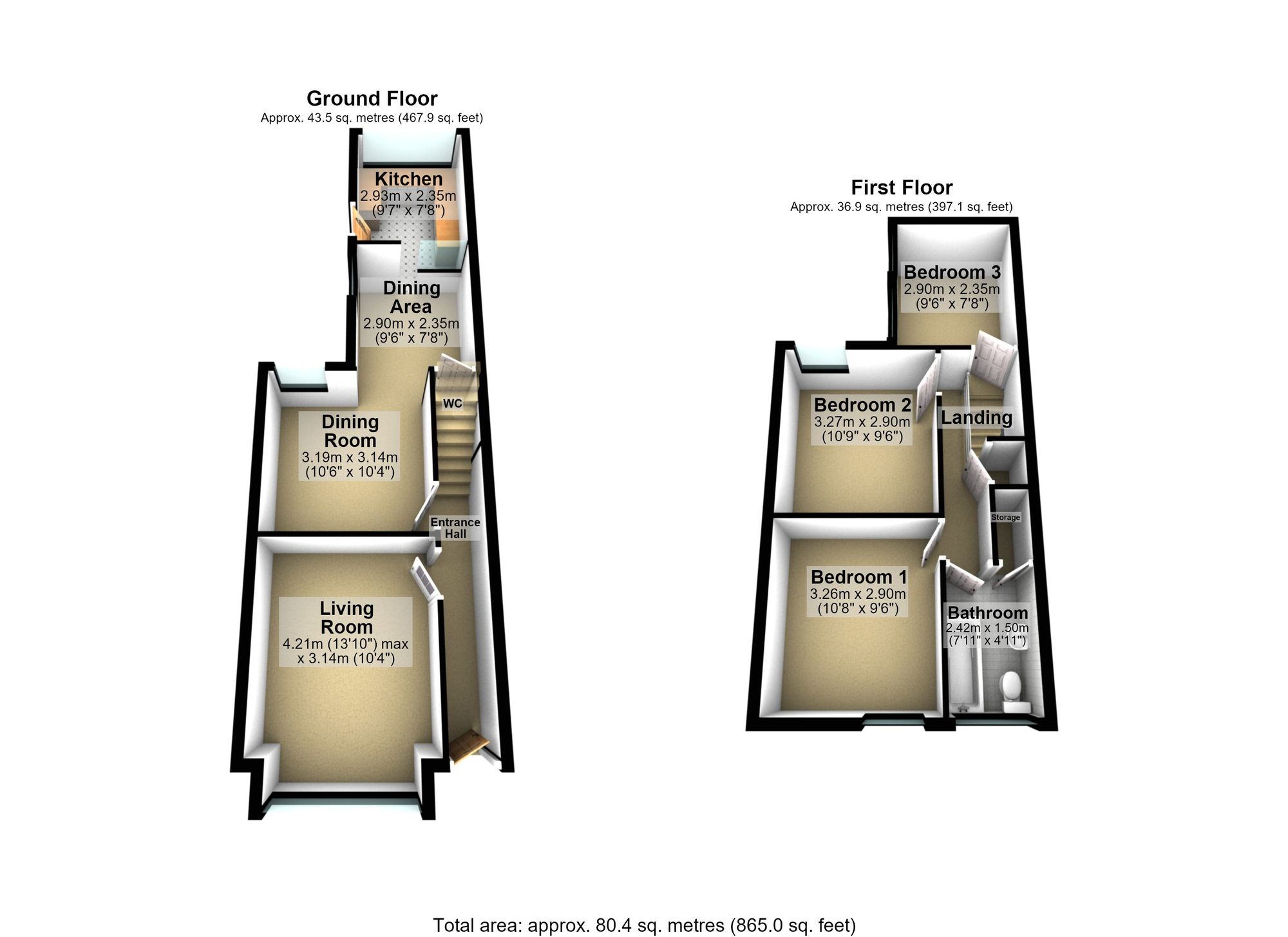 18 Queen Street, Rushden floorplan