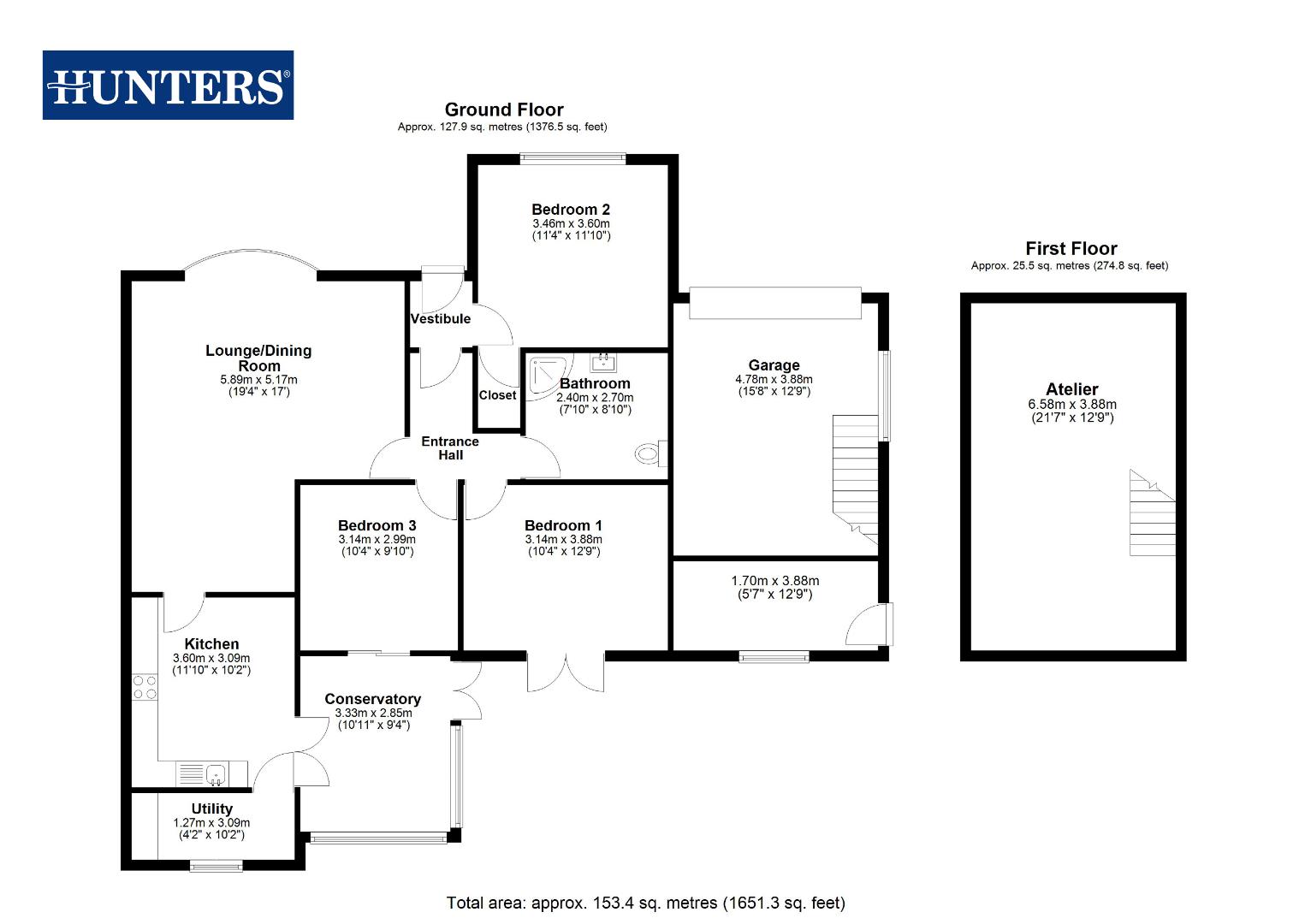 Beamshaw Bungalow, Front Street, Castleford floorplan