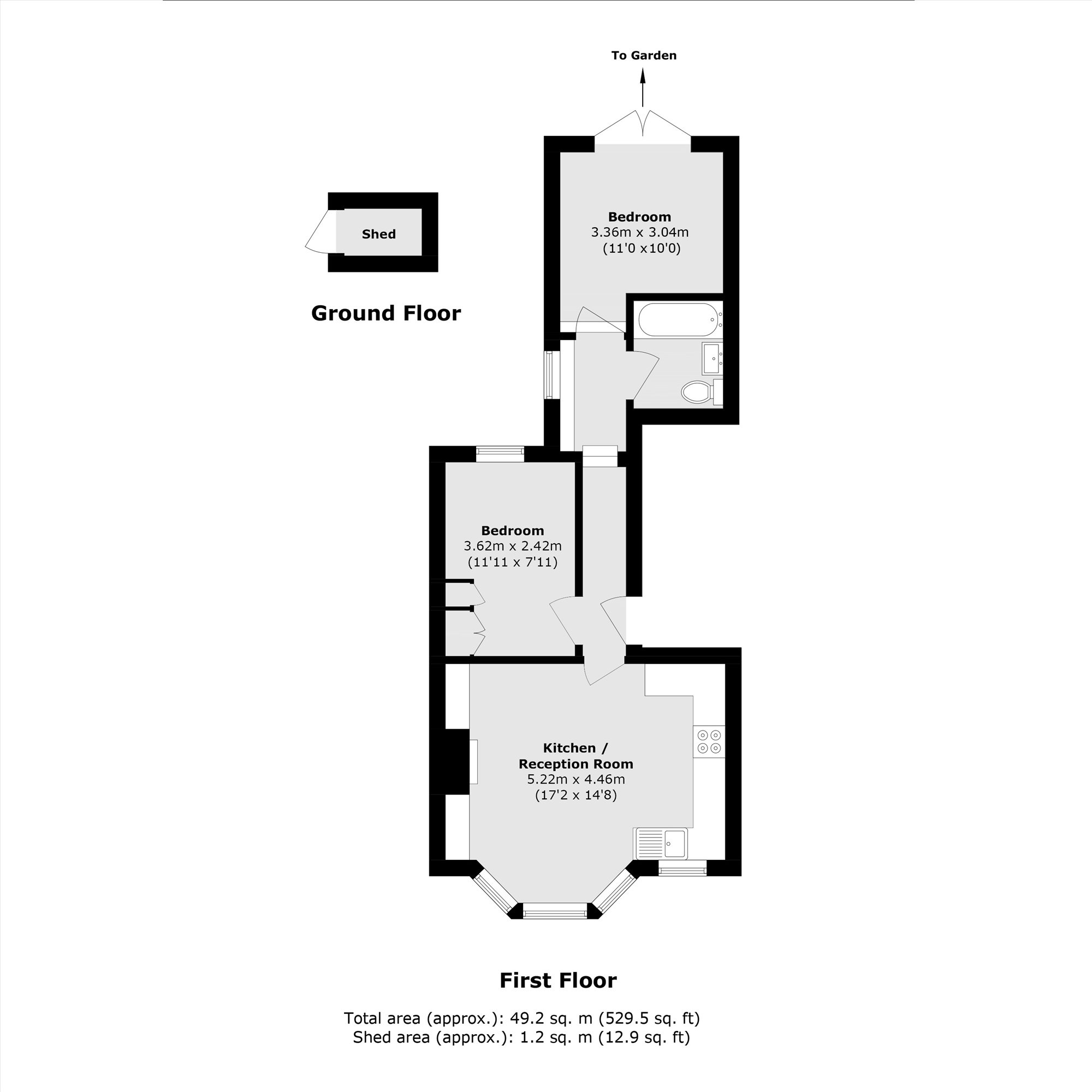 Beauchamp Road, London floorplan