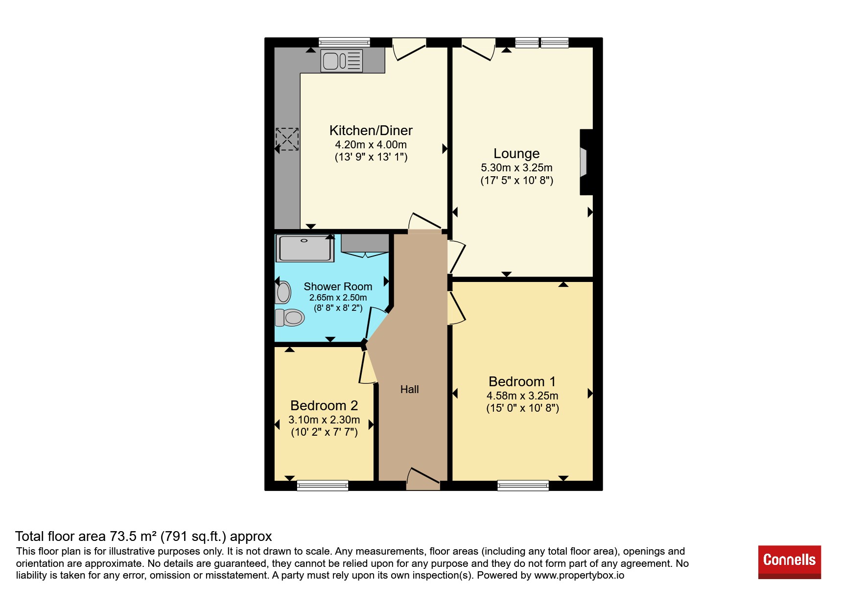 1, Bristol Avenue, PETERBOROUGH floorplan