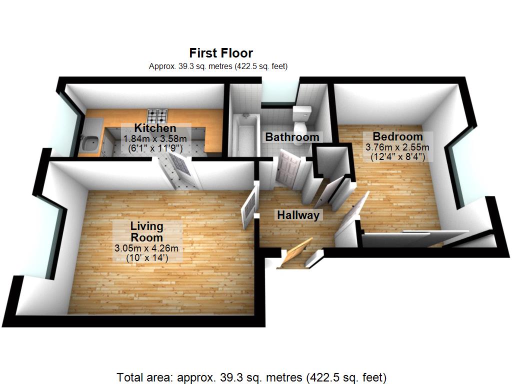 1 Bedrooms Flat to rent in Felixstowe Court, Galleons Lock E16