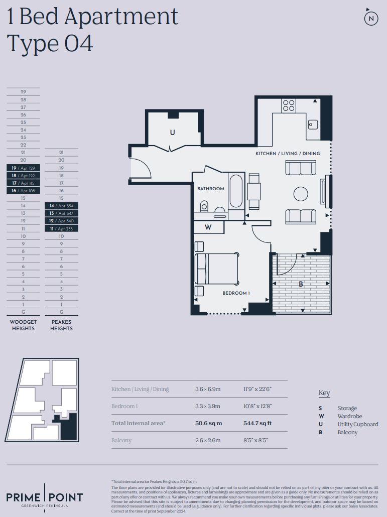 Prime Point, Greenwich, SE10, London floorplan