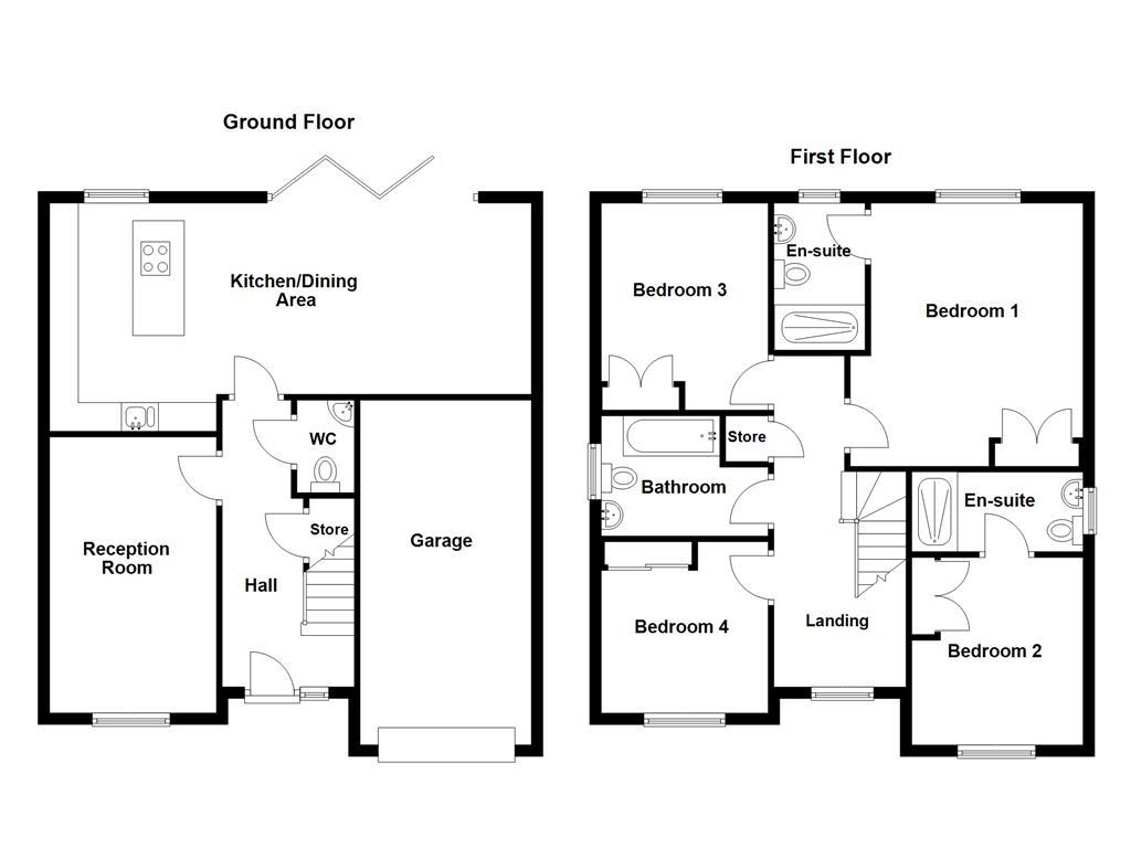 42, Green Meadow Close, Preston floorplan
