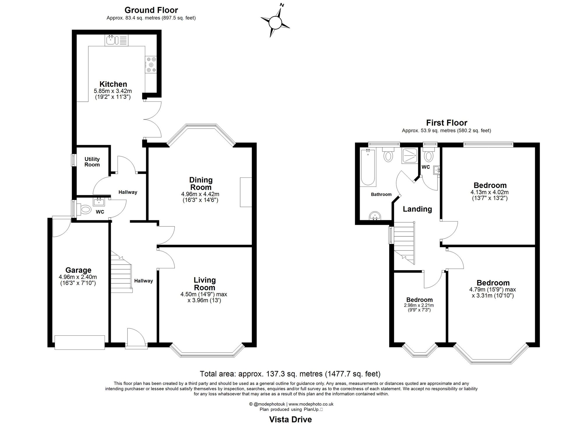 25 Vista Drive, Ilford floorplan