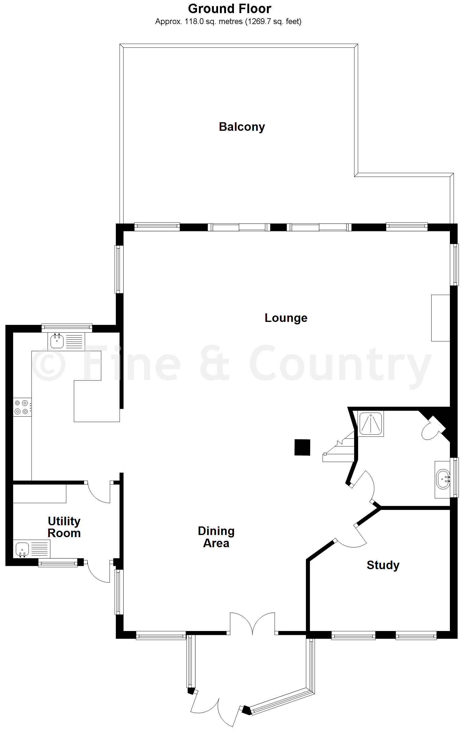3A, Undercliff Gardens, Ventnor floorplan
