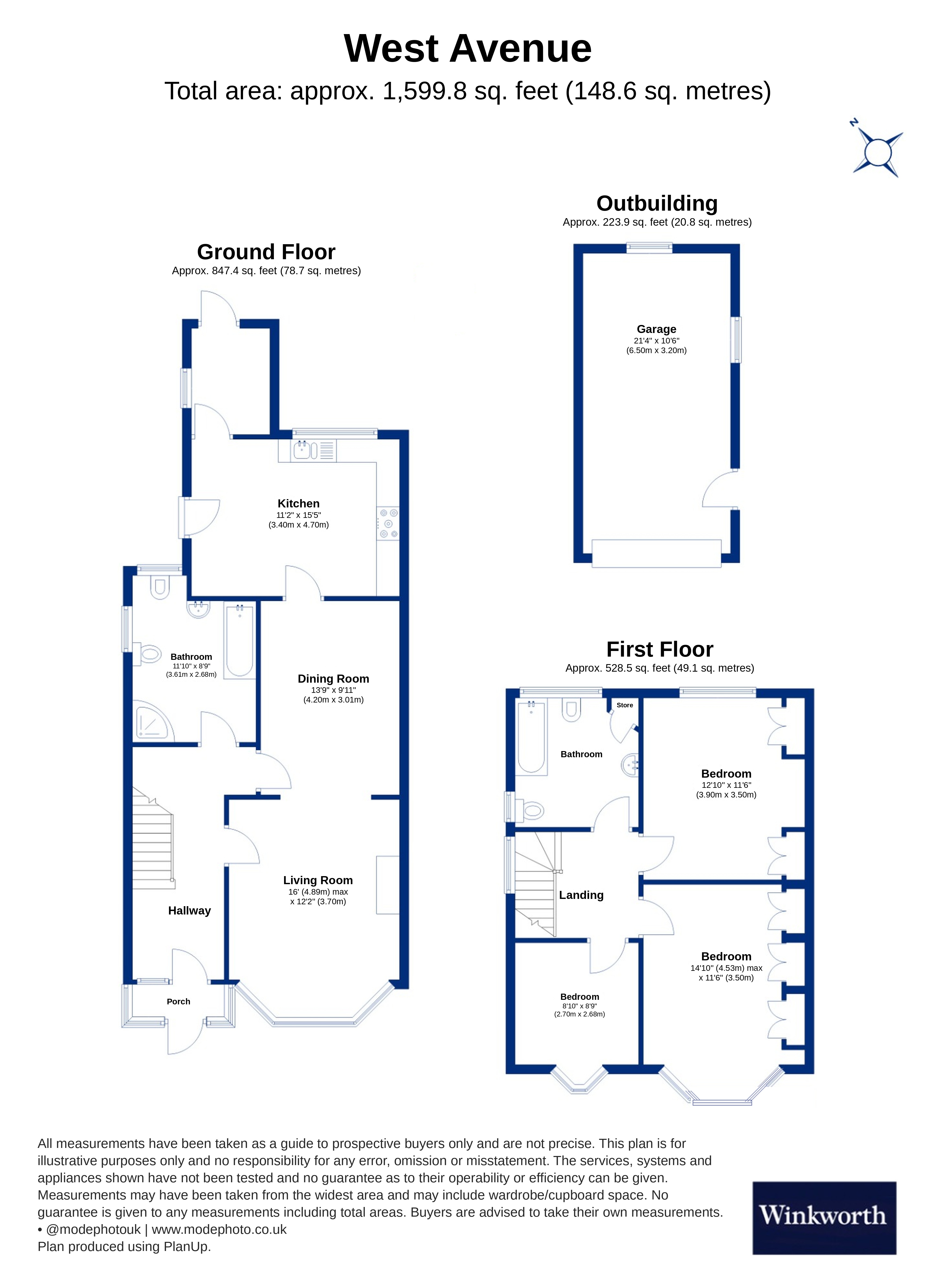 8, West Avenue, West Finchley floorplan