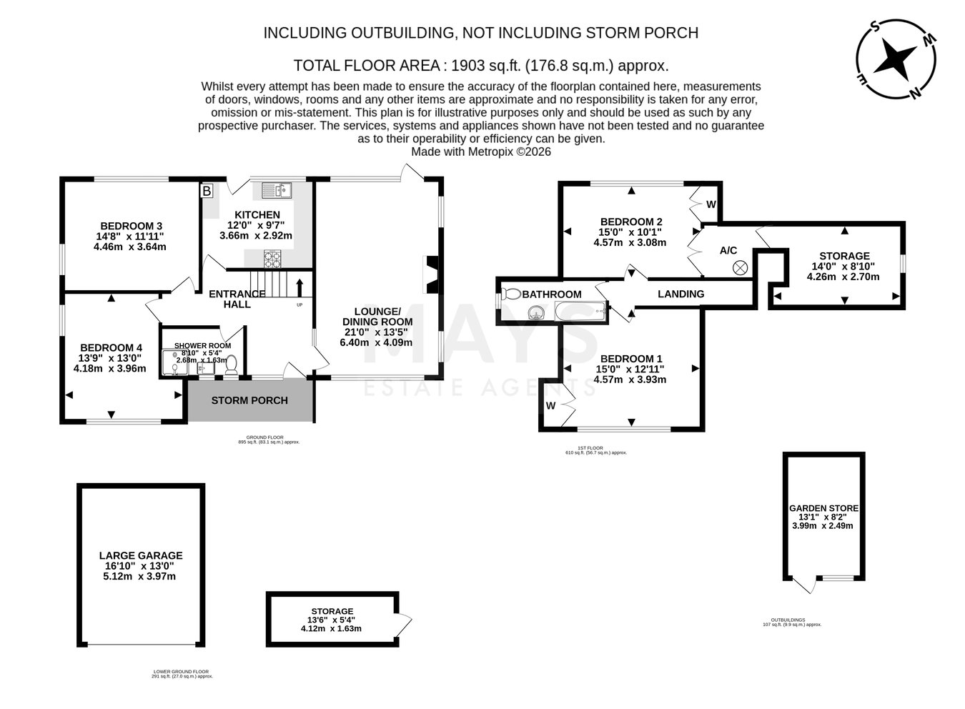 14, Ipswich Road, Westbourne floorplan