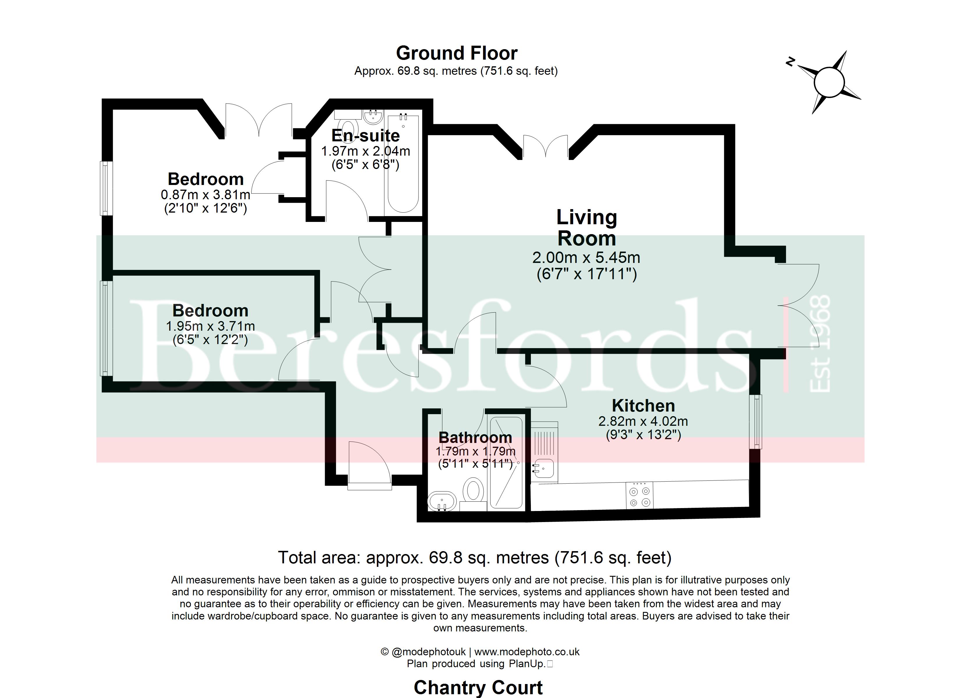 7, Chantry Court, Dunmow floorplan