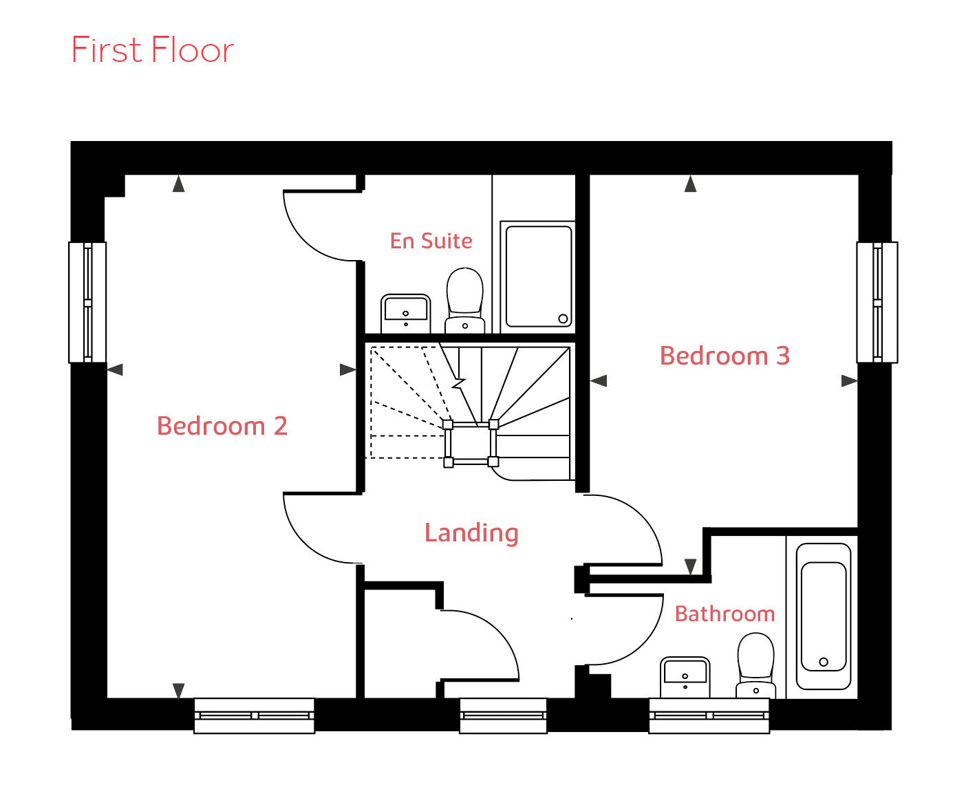 218, Meadow Lane, Shirebrook floorplan