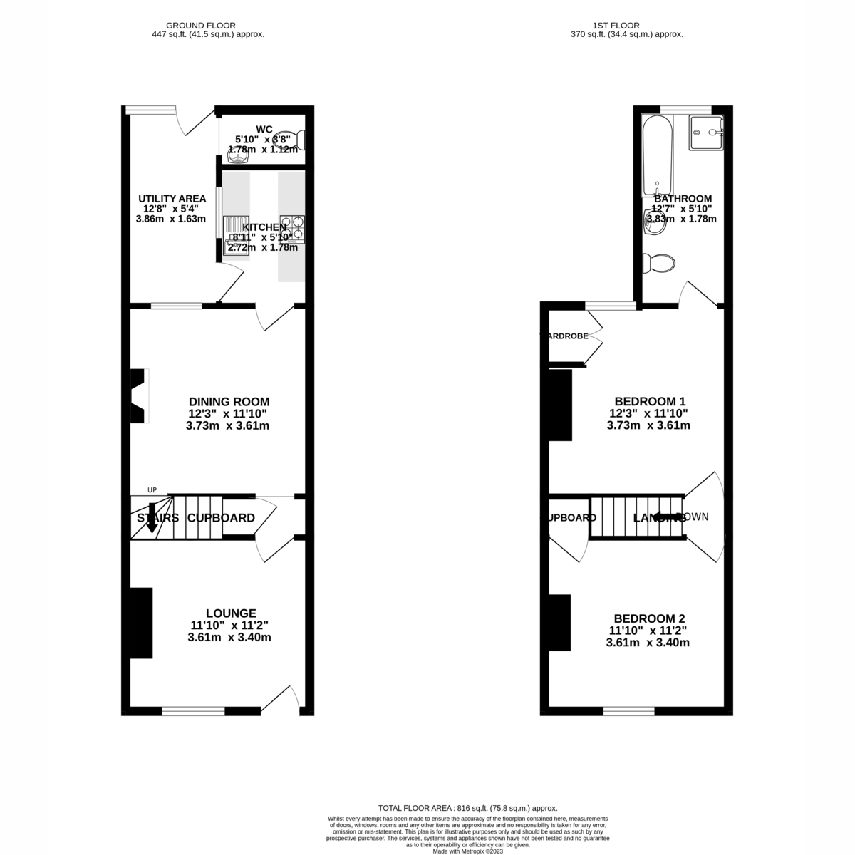 9, Stanley Street, Leicester floorplan