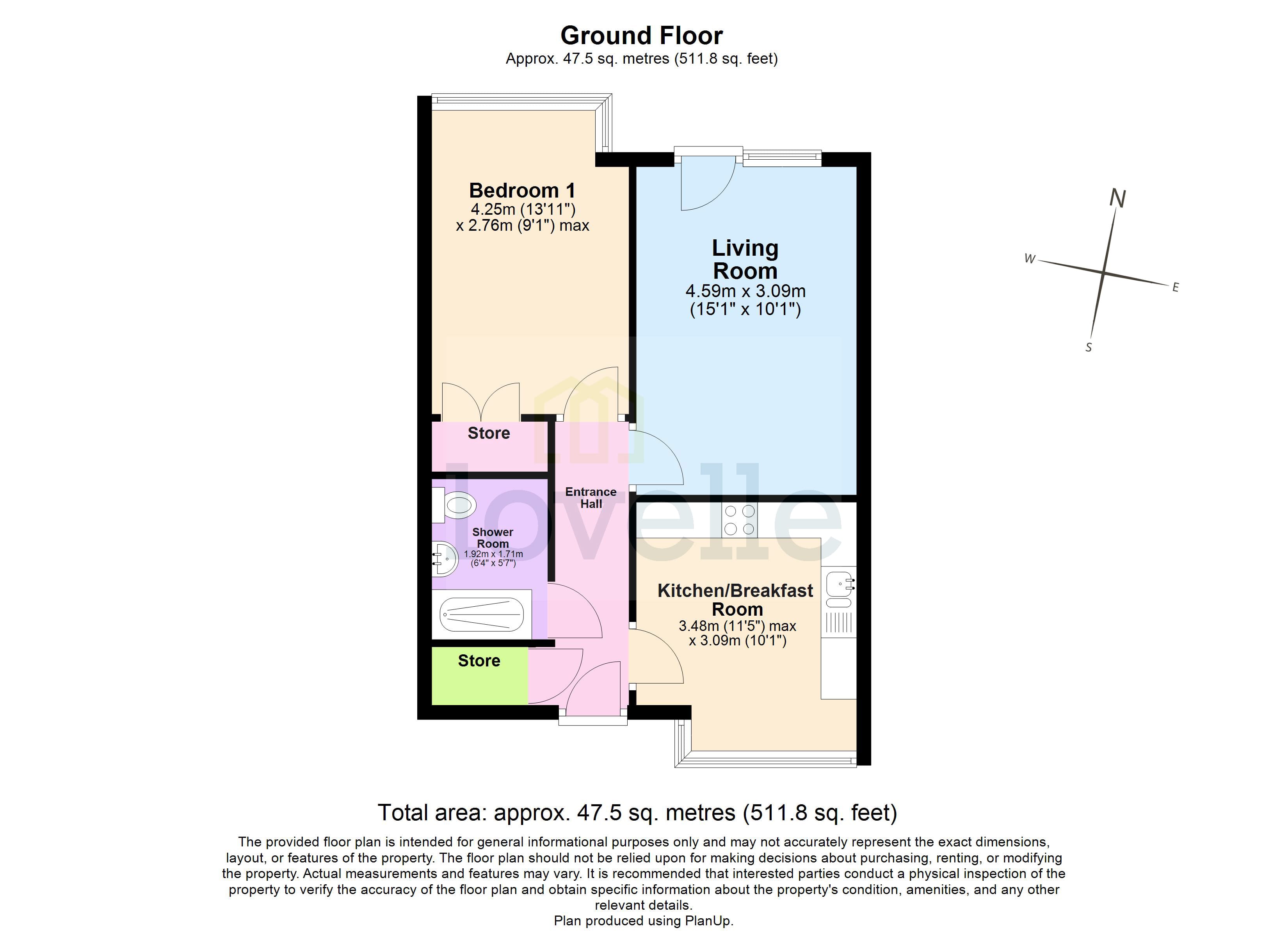 1, Sycamore Way, Humberston floorplan