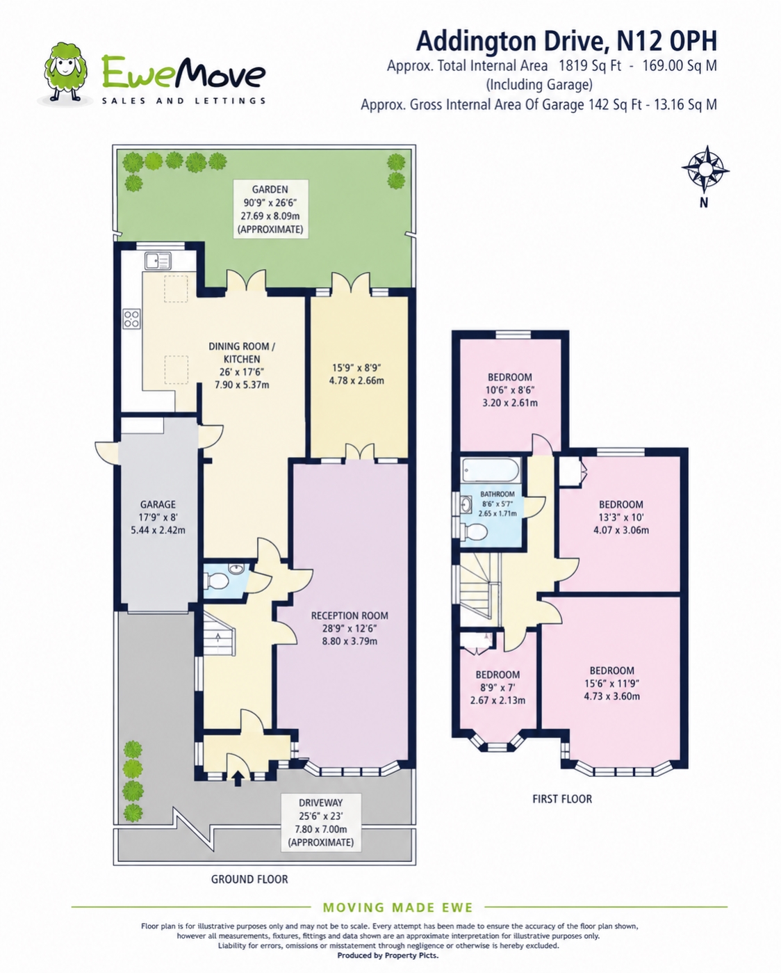 20, Addington Drive, London floorplan