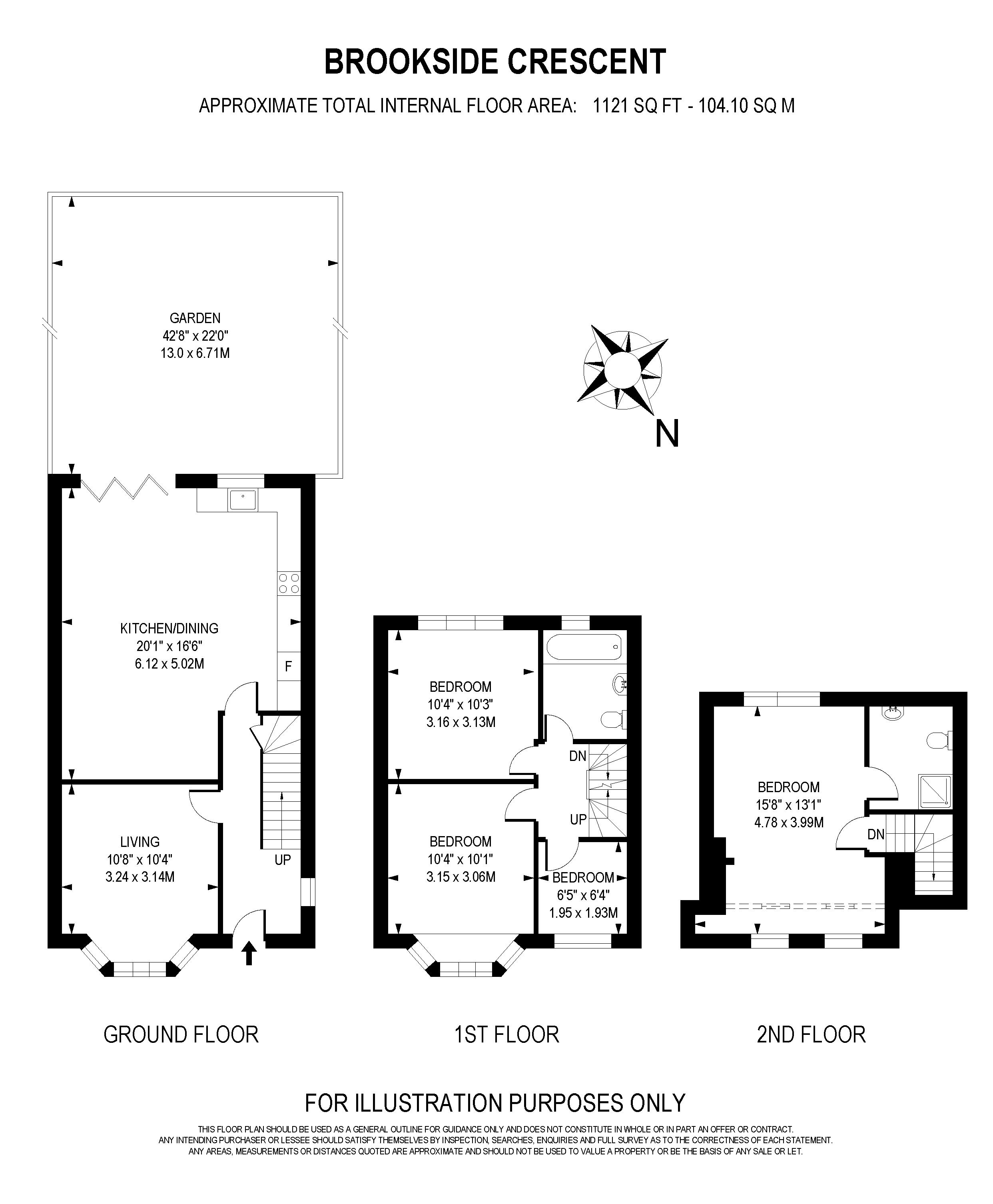4 Bedrooms Semi-detached house to rent in Brookside Crescent, Worcester Park KT4