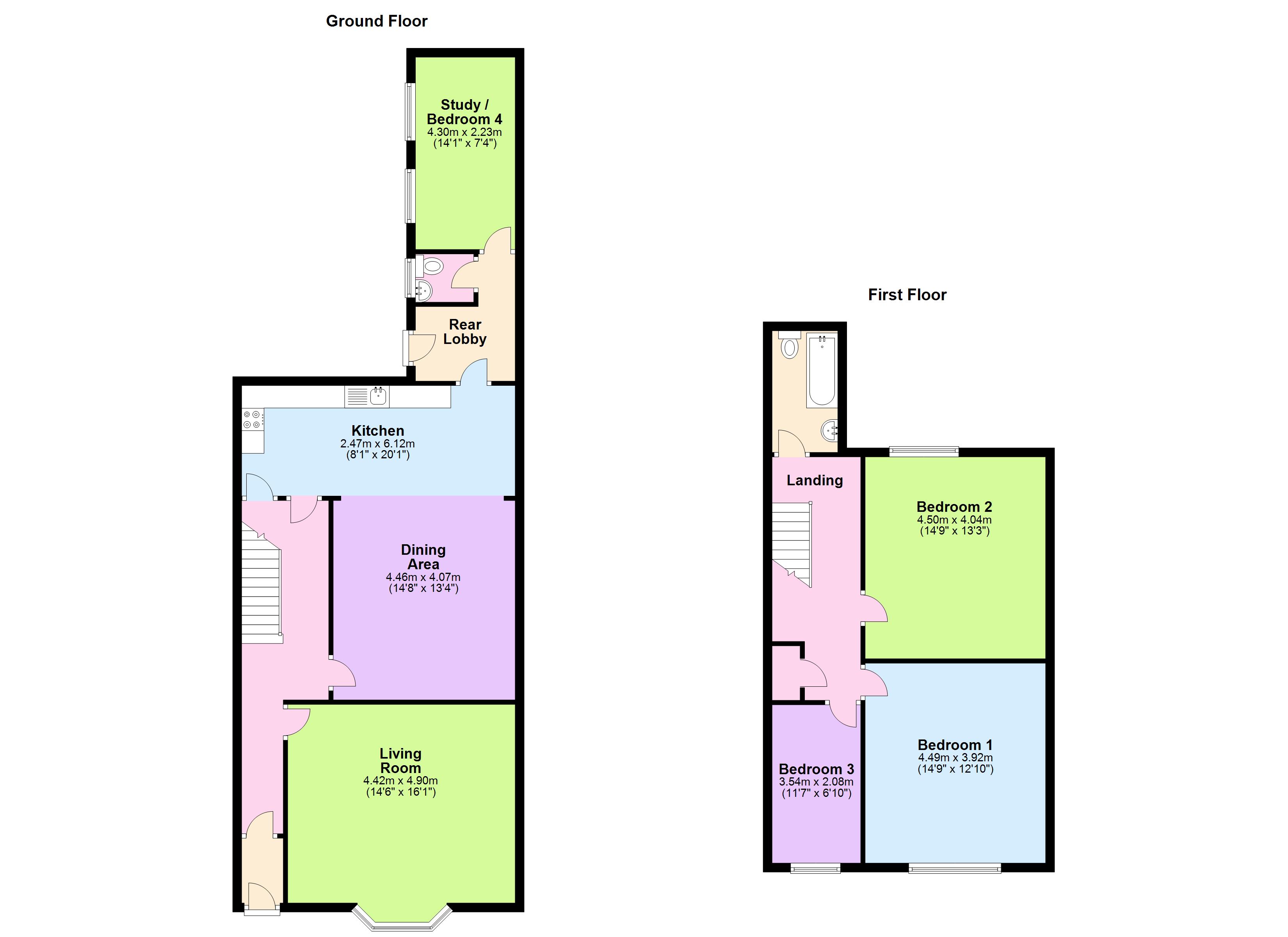 3 bed terraced house for sale in Frederick Street South, Meadowfield