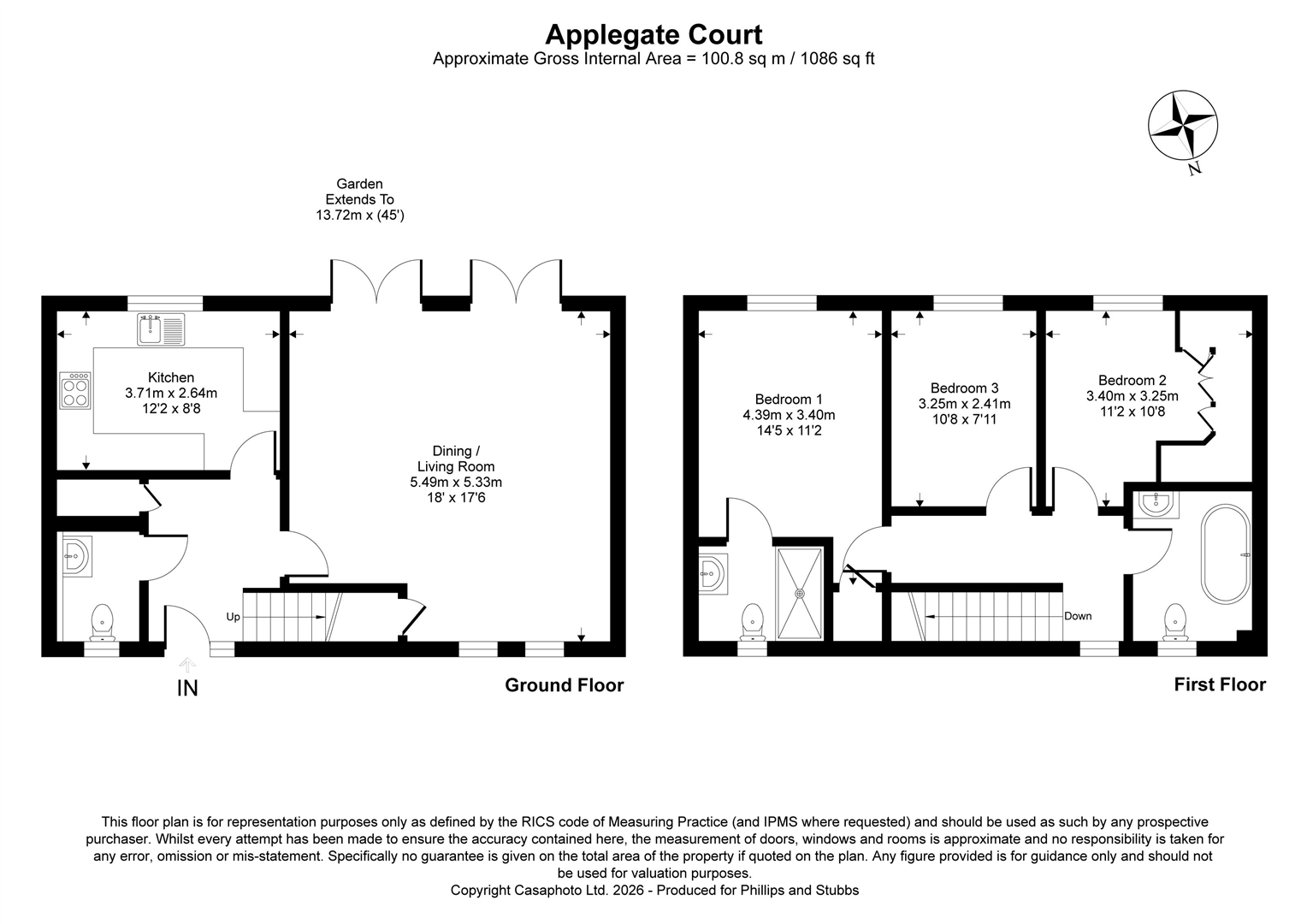 5, Applegate Court, Ashford floorplan