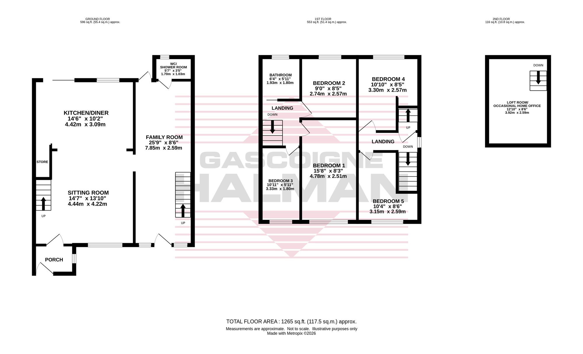 14 Birkdale Close, Stockport floorplan