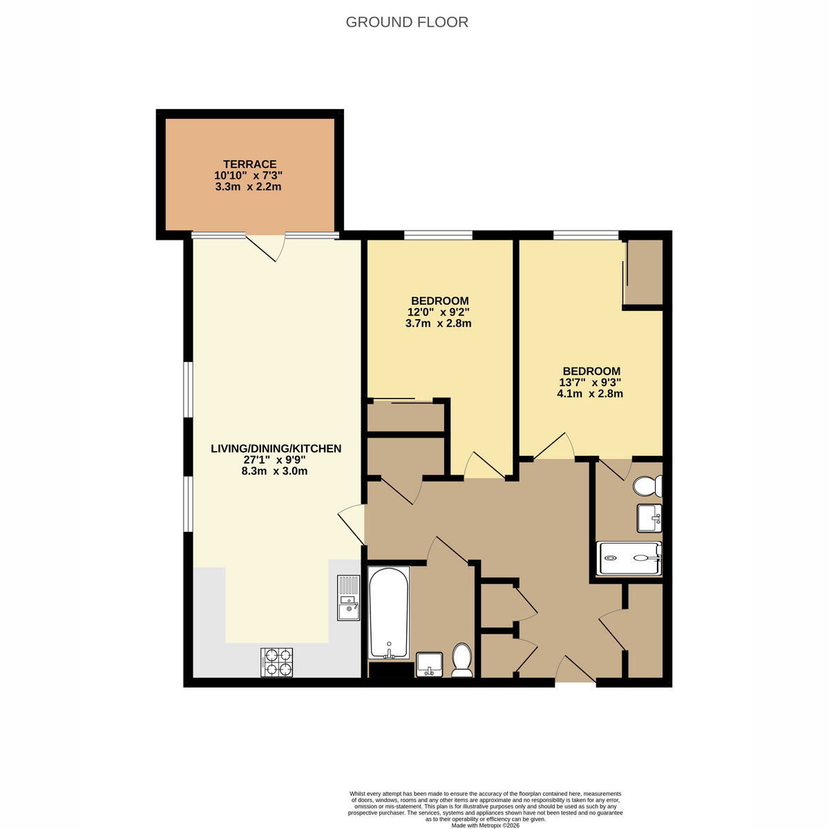 Riverbrook Road, Crawley floorplan