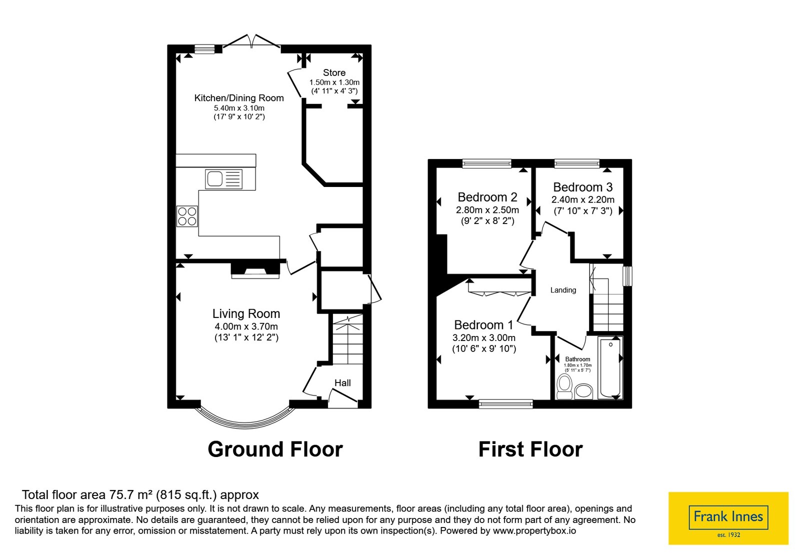 Hill View Road, Chesterfield floorplan