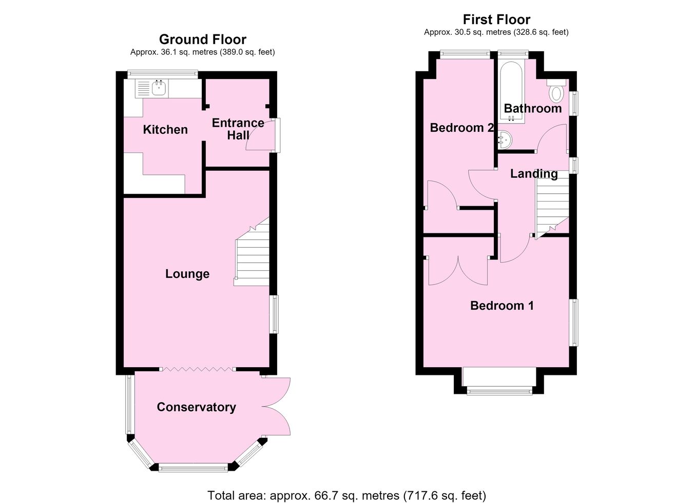 18, The Pastures, Leicester floorplan